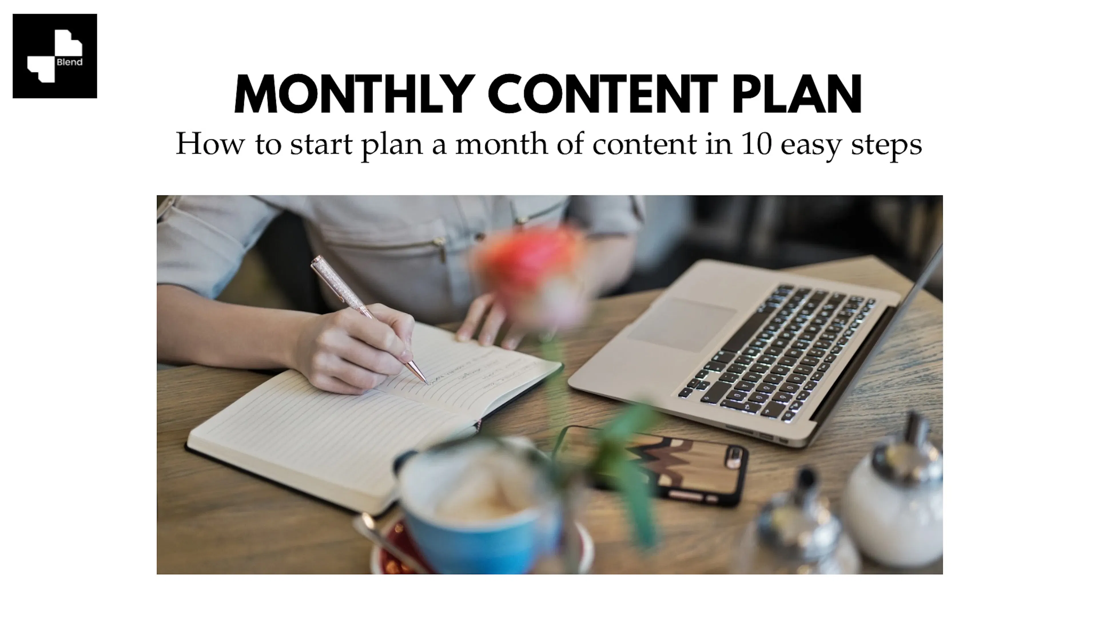 monthly content plan
