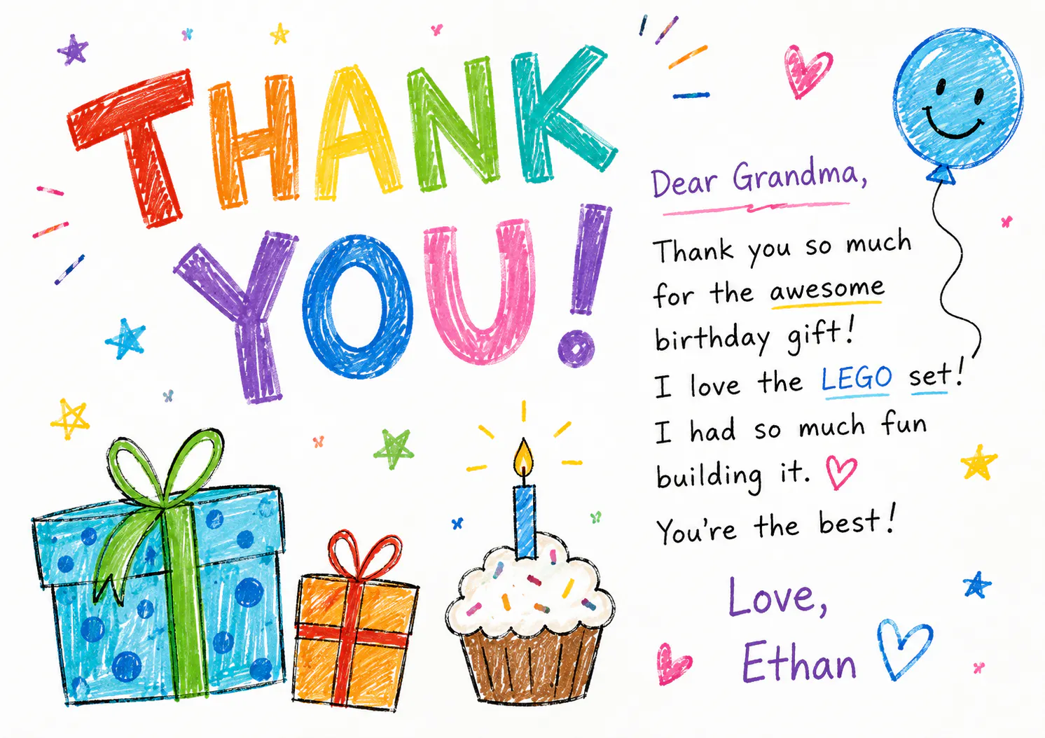 thank you card ideas
