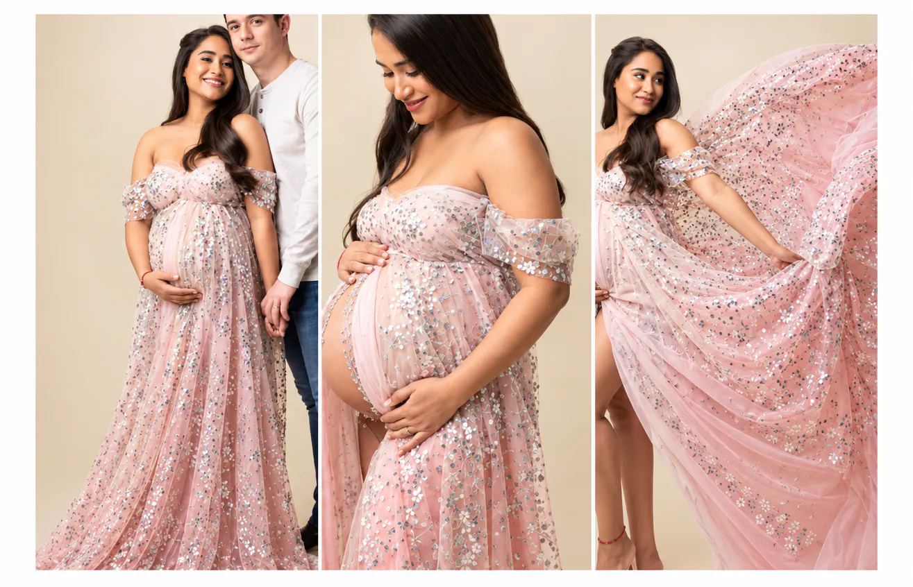 70+ prompts de fotos de maternidad y embarazo con IA que puedes usar ahora mismo