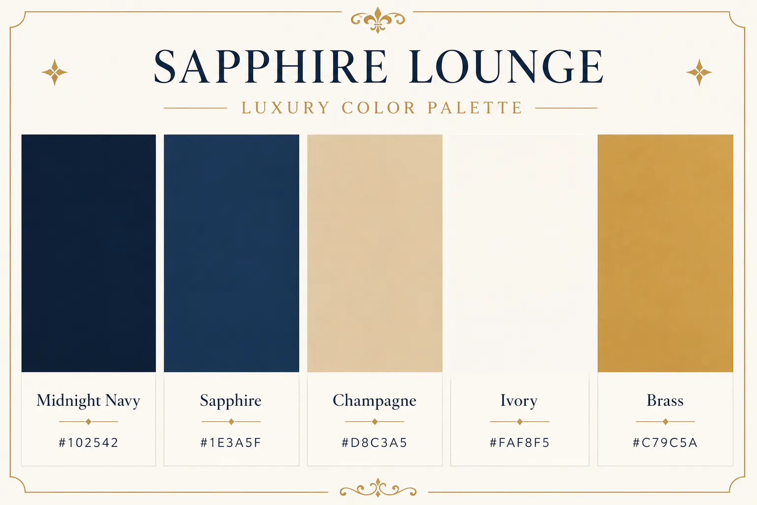 luxury color palette