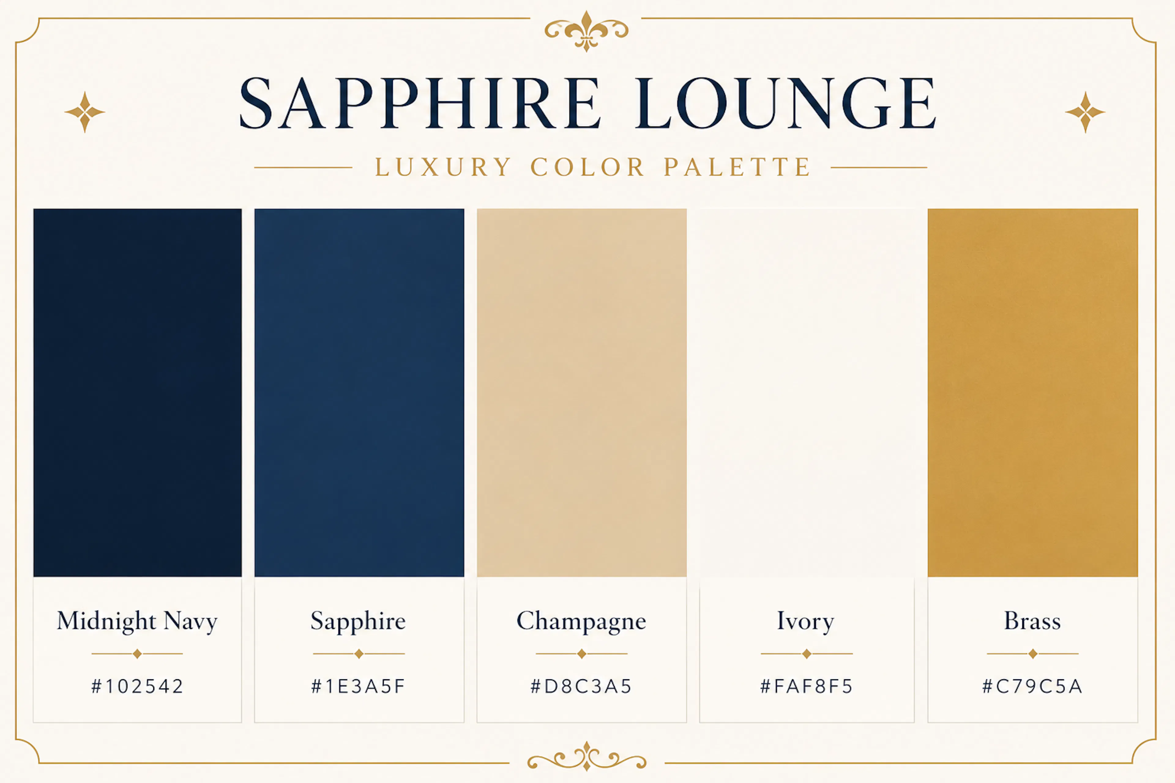 luxury color palette