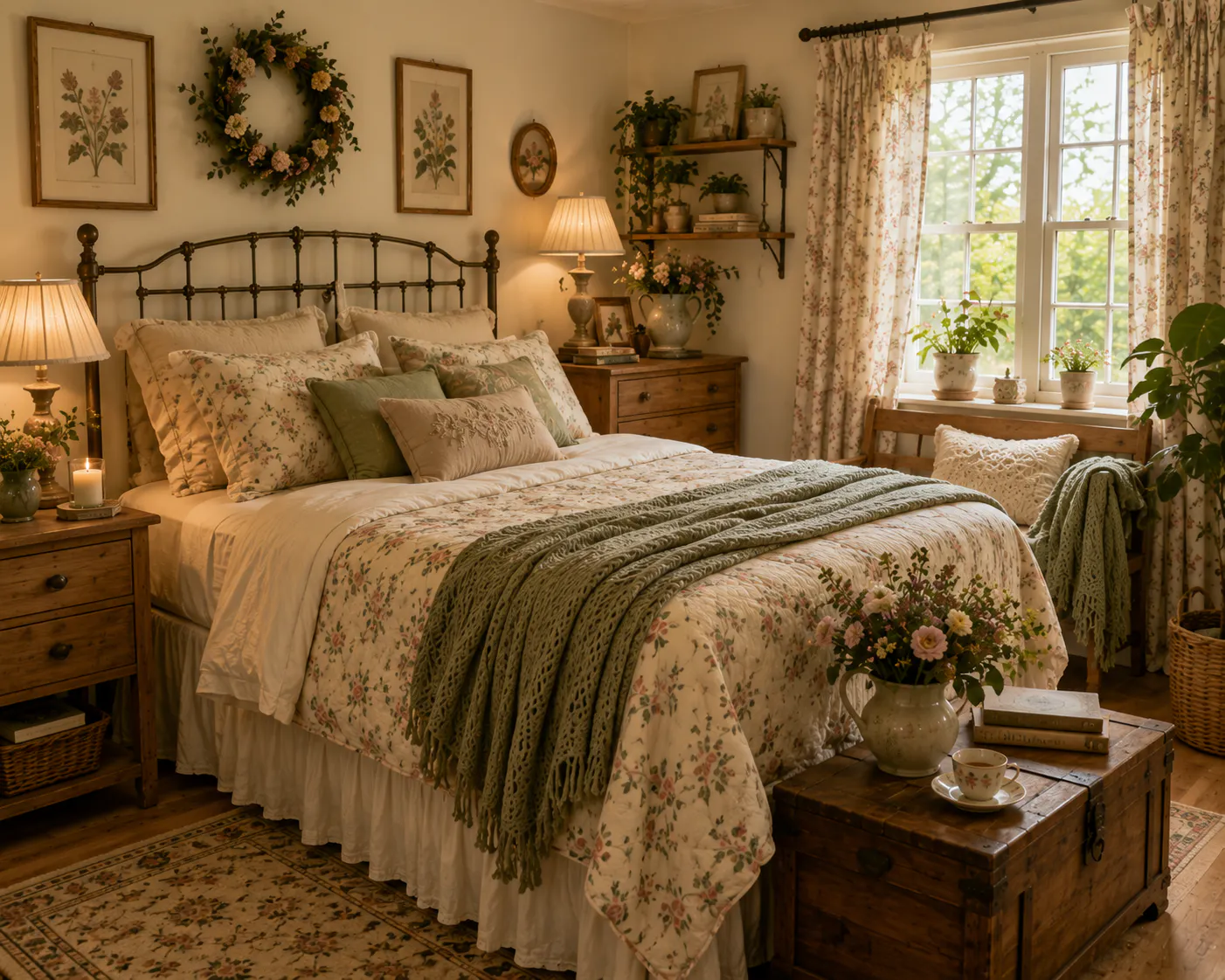 bedroom cottagecore design