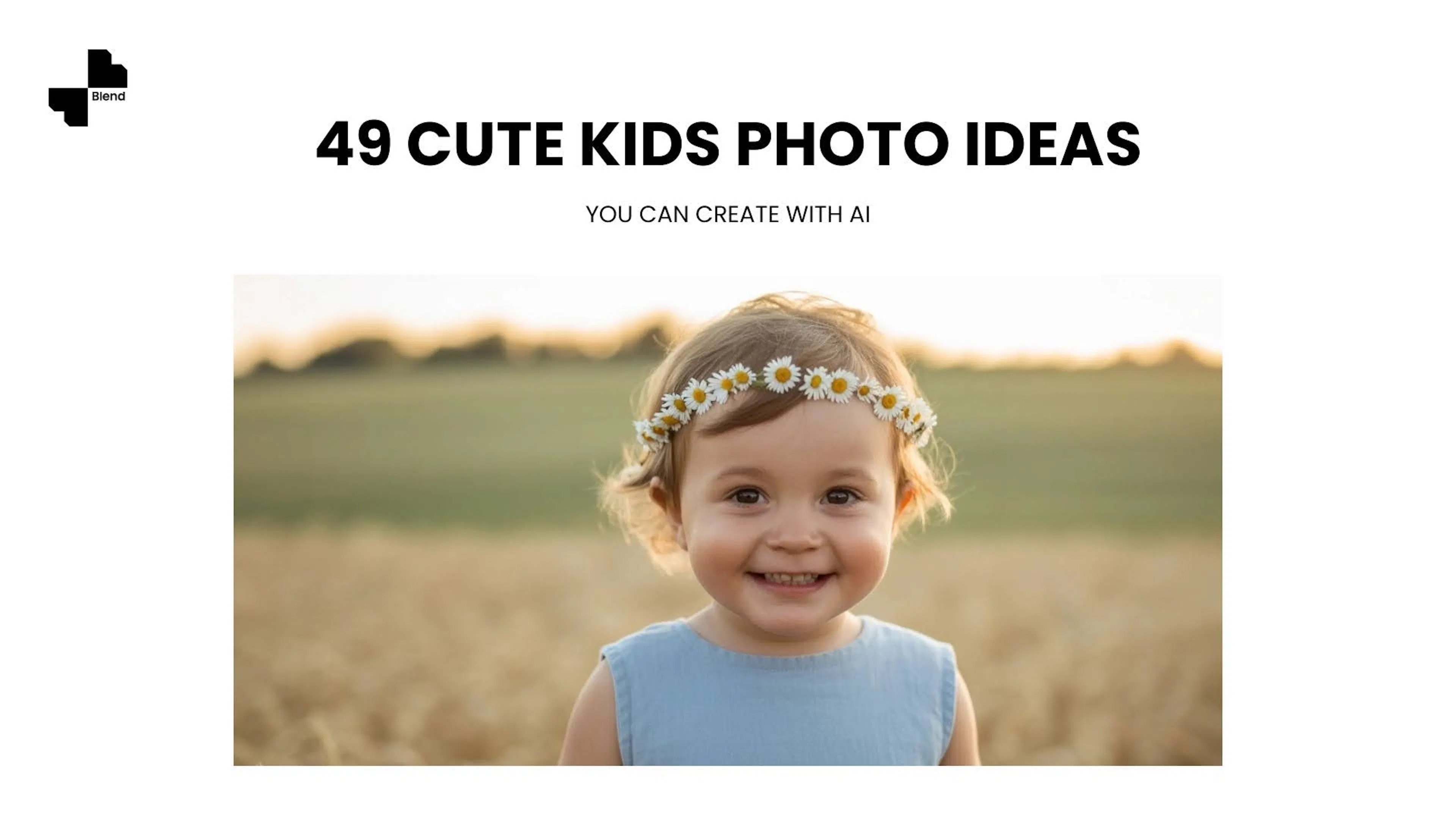 49 AI Kids Photo Ideas (Cute, Easy, No Studio)