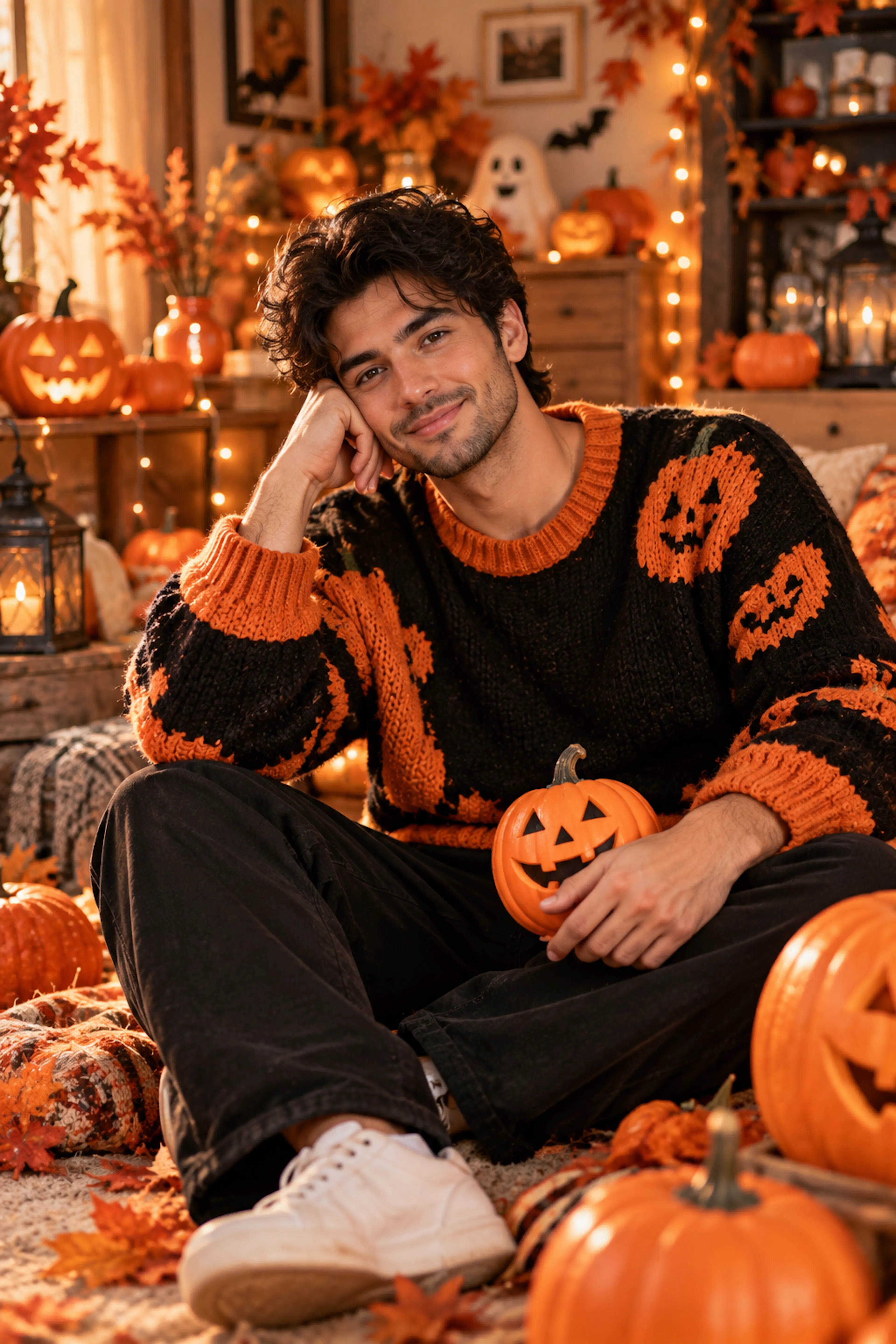halloween man ai image