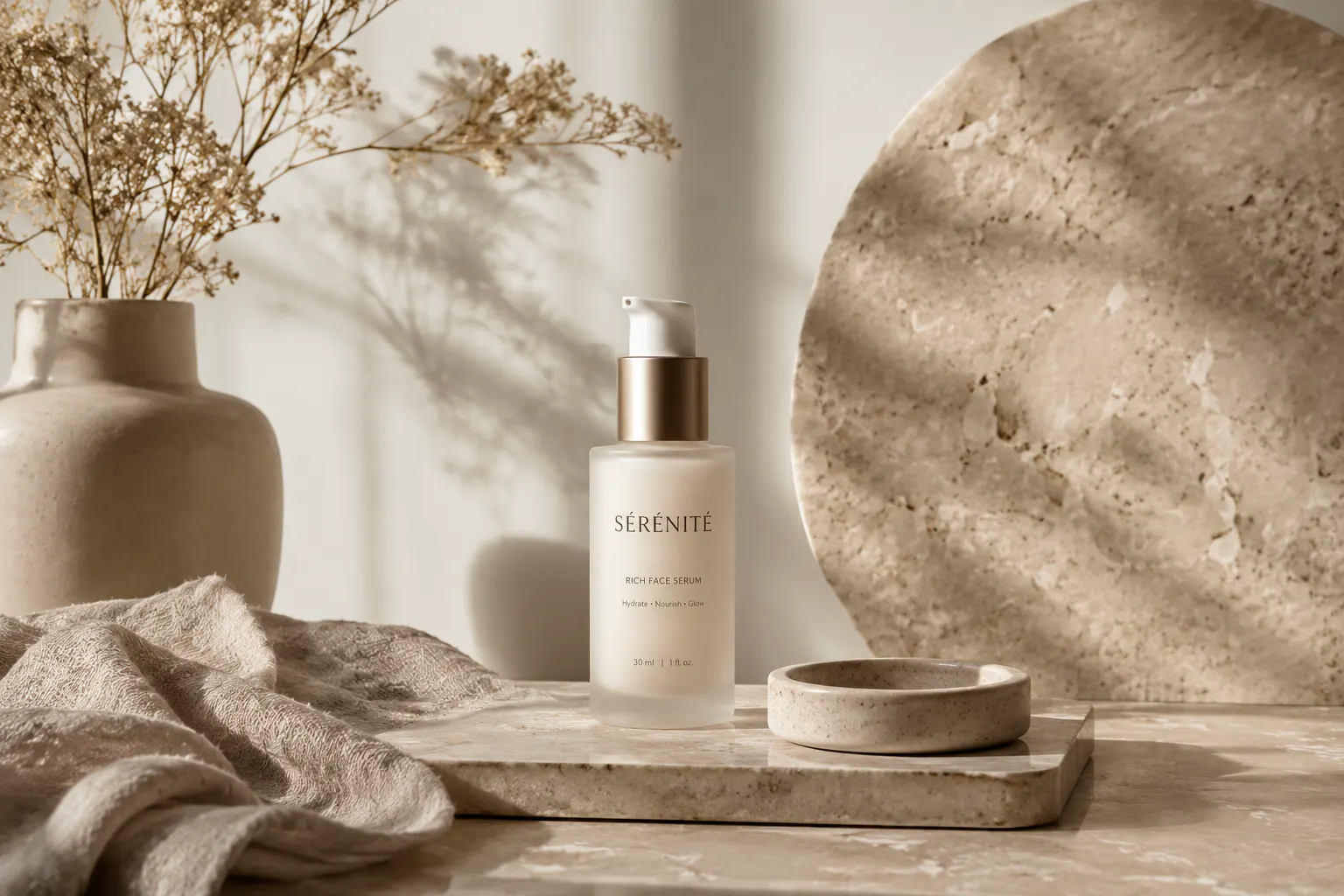 quiet luxury skincare aesthetic