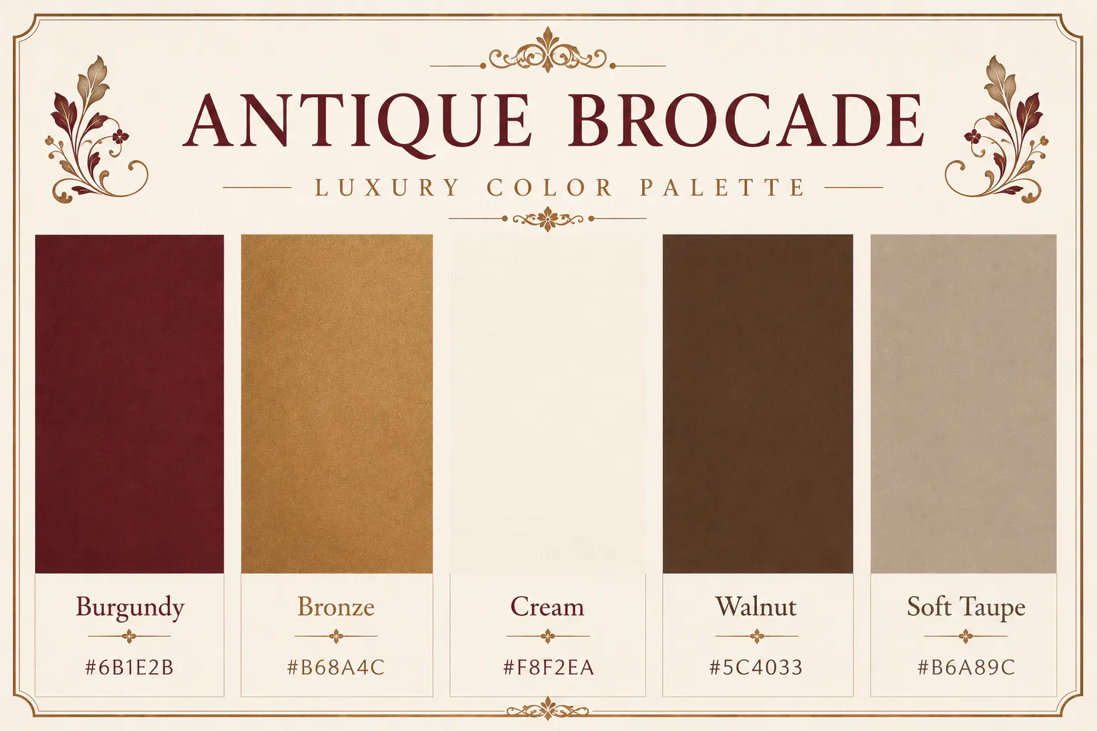 luxury color palette