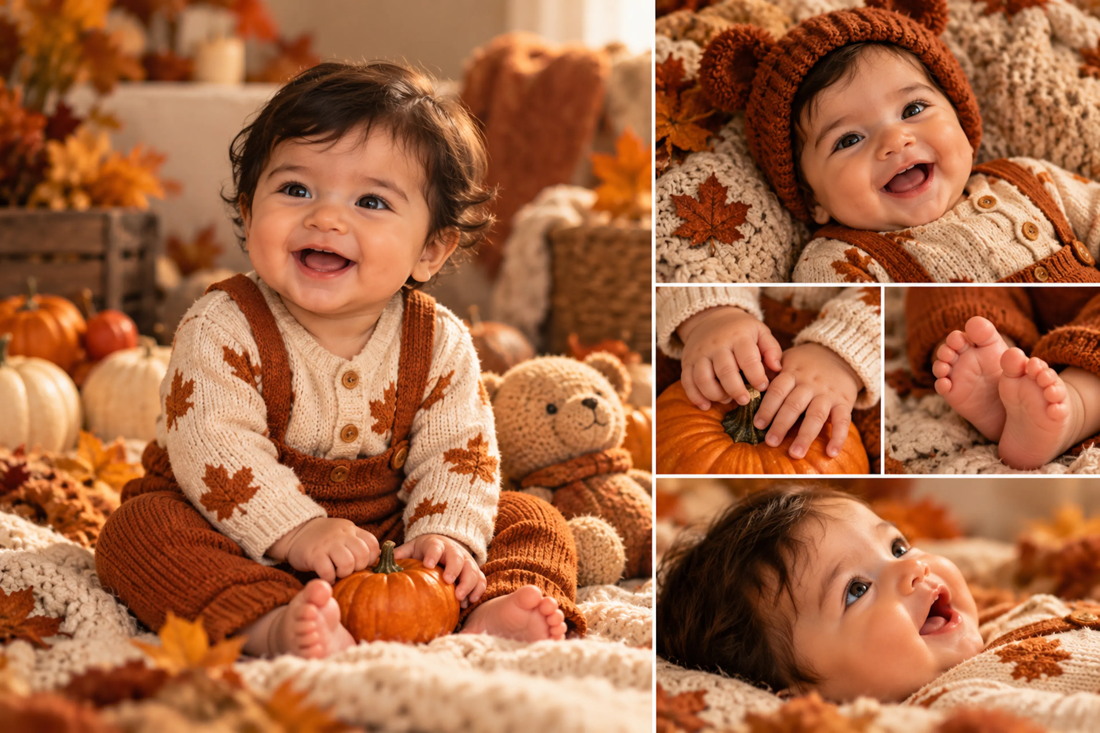 thanksgiving baby photoshoot