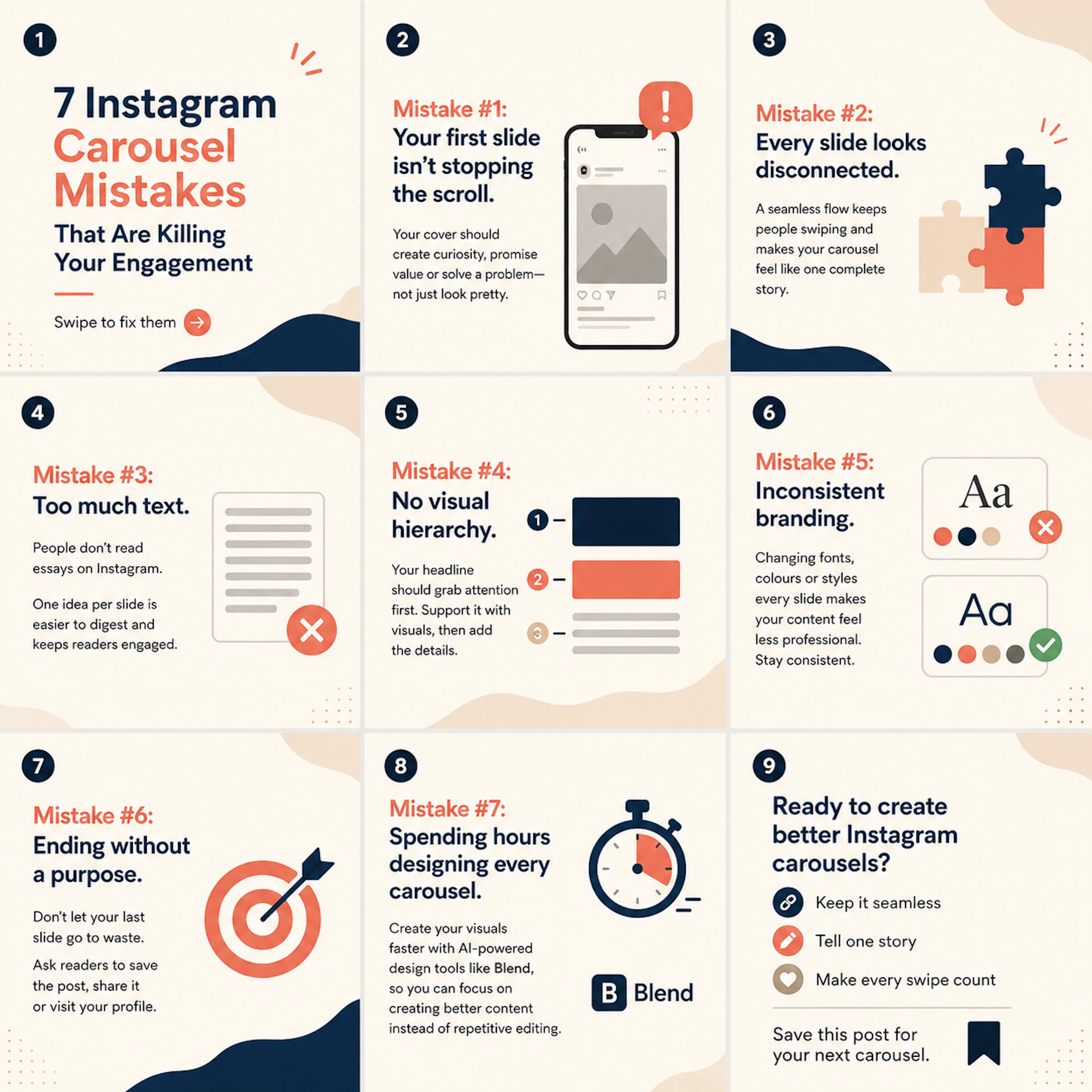 instagram carousel mistakes