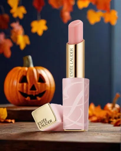 Lipstick photographed in a halloween setting