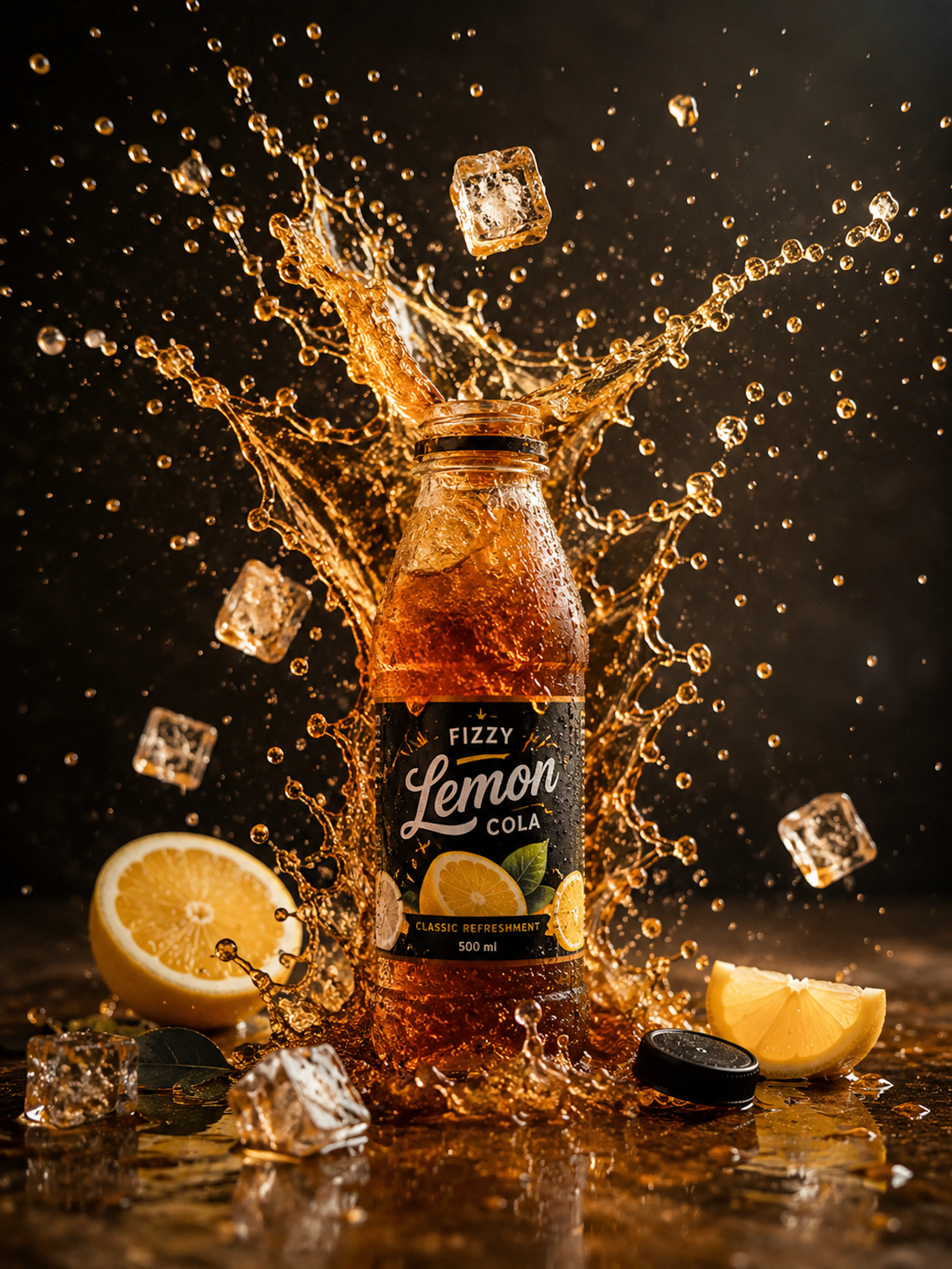 beverage splash photo