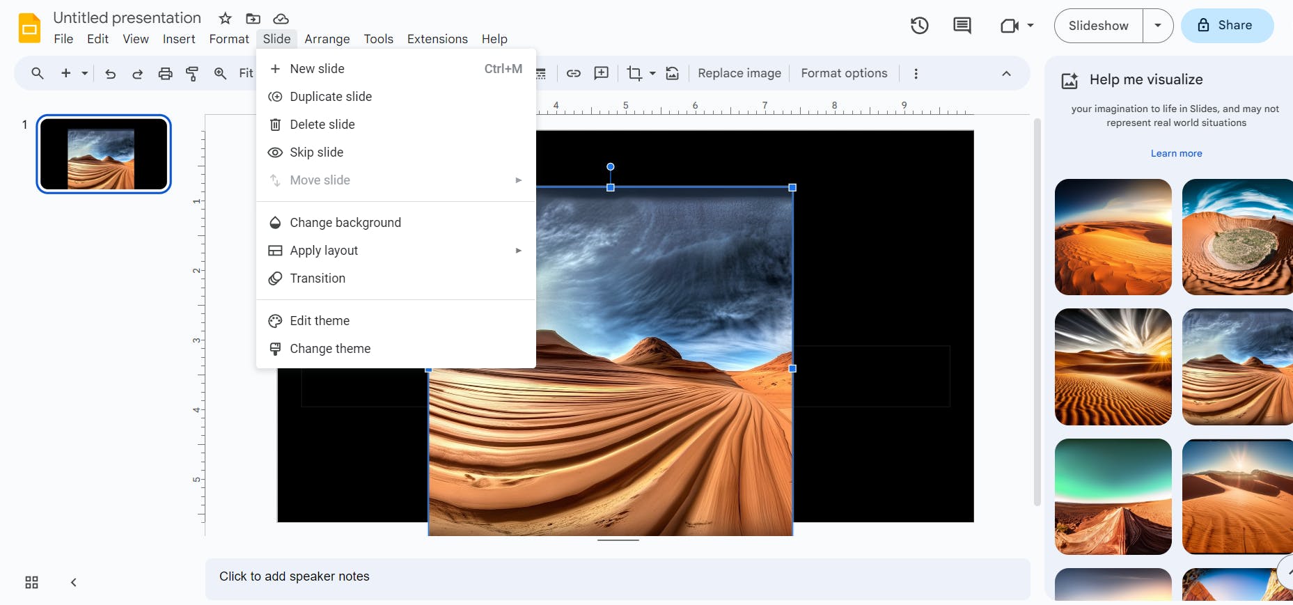 Cómo eliminar el fondo usando Google Slides