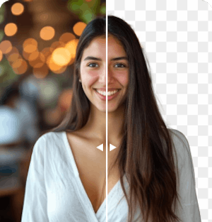 Remove background and create a transparent png or colour background