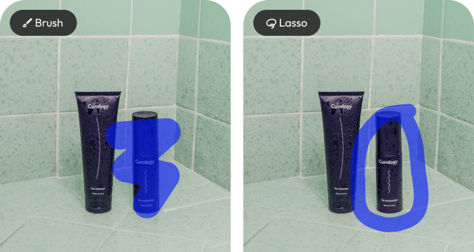 Highlight the object you want to remove.
