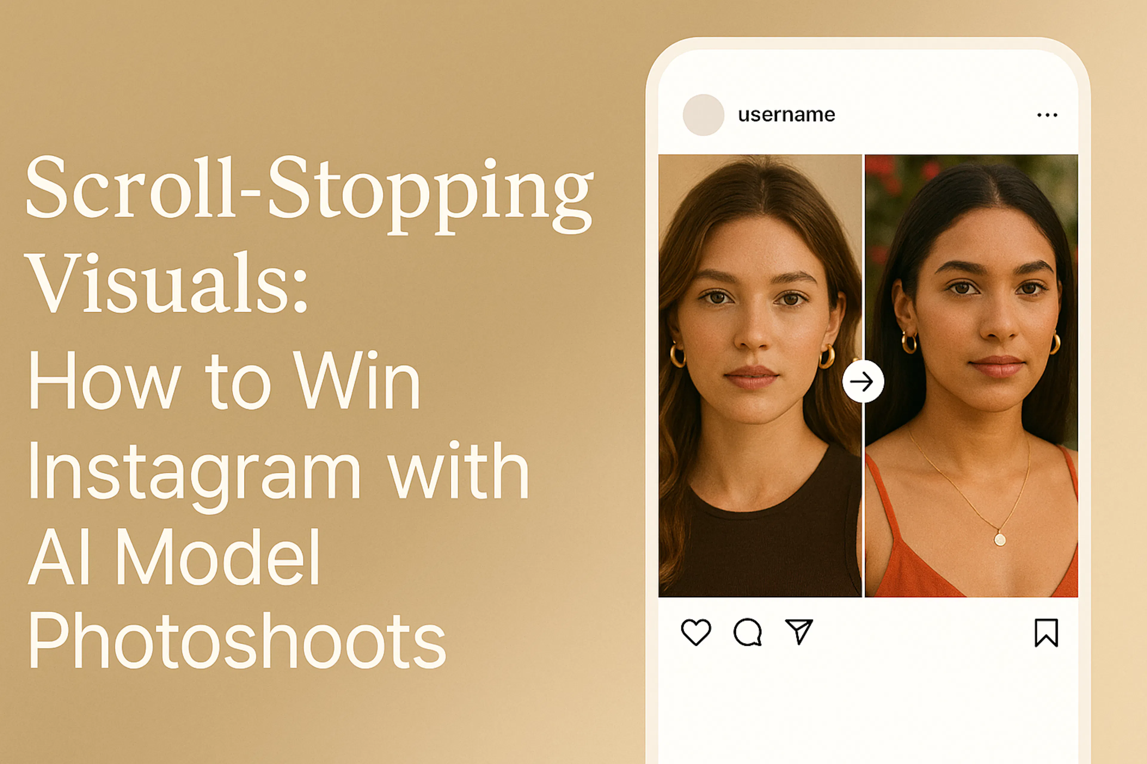 How to win instagram with AI model photoshoots