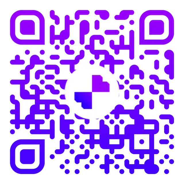 QR code to download blend app