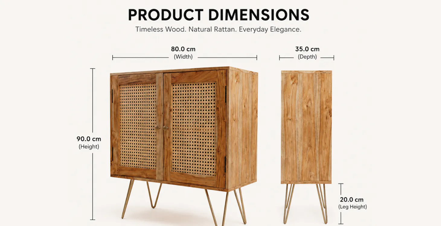 Add image dimensions around a product