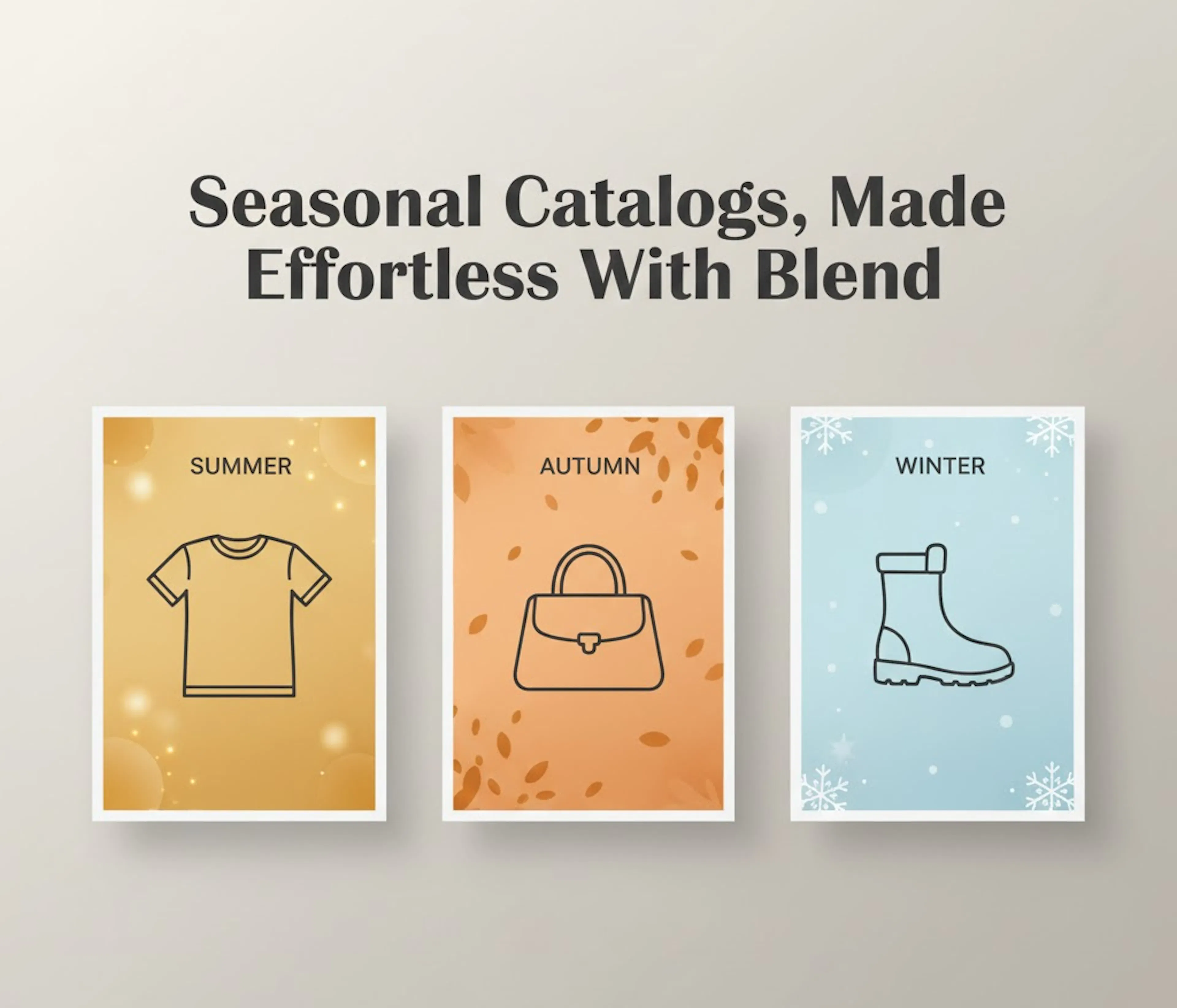 Seasonal Catalogs with Blends