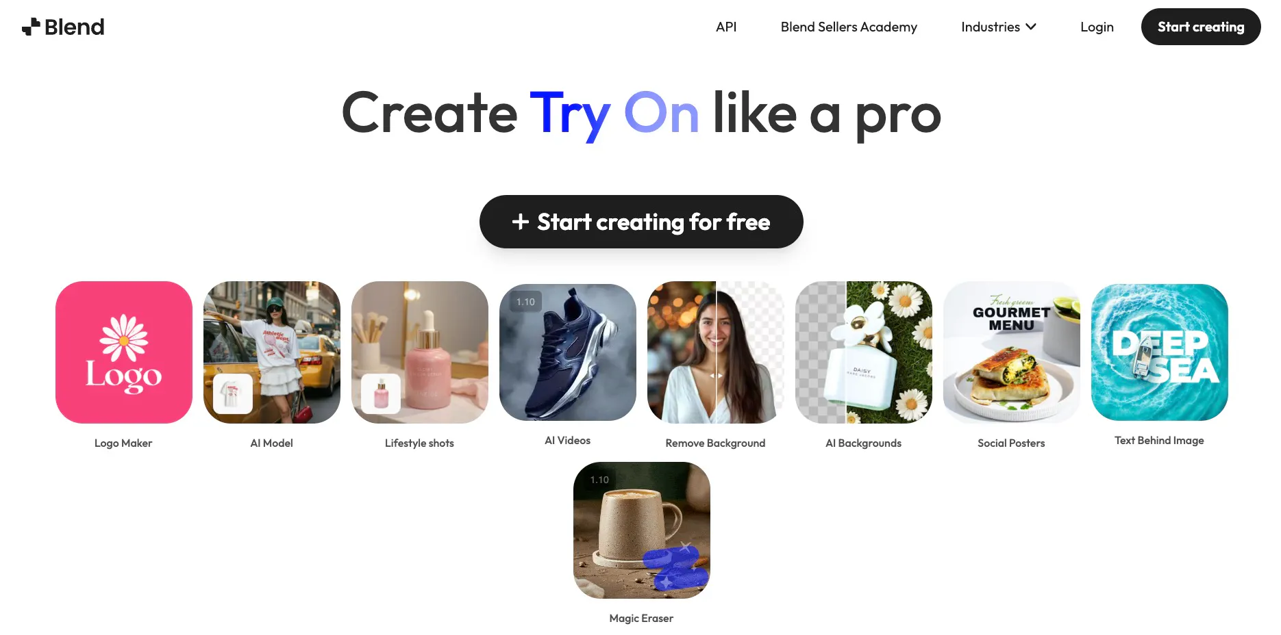 landing page
