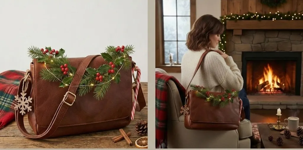 leather purse