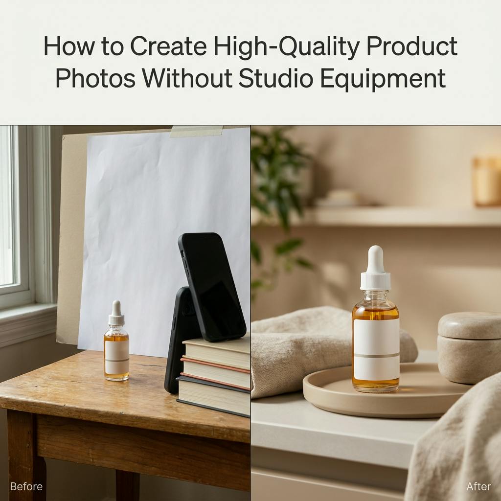 No Studio, No Gear: How to Create High-Quality Product Photos That Sell