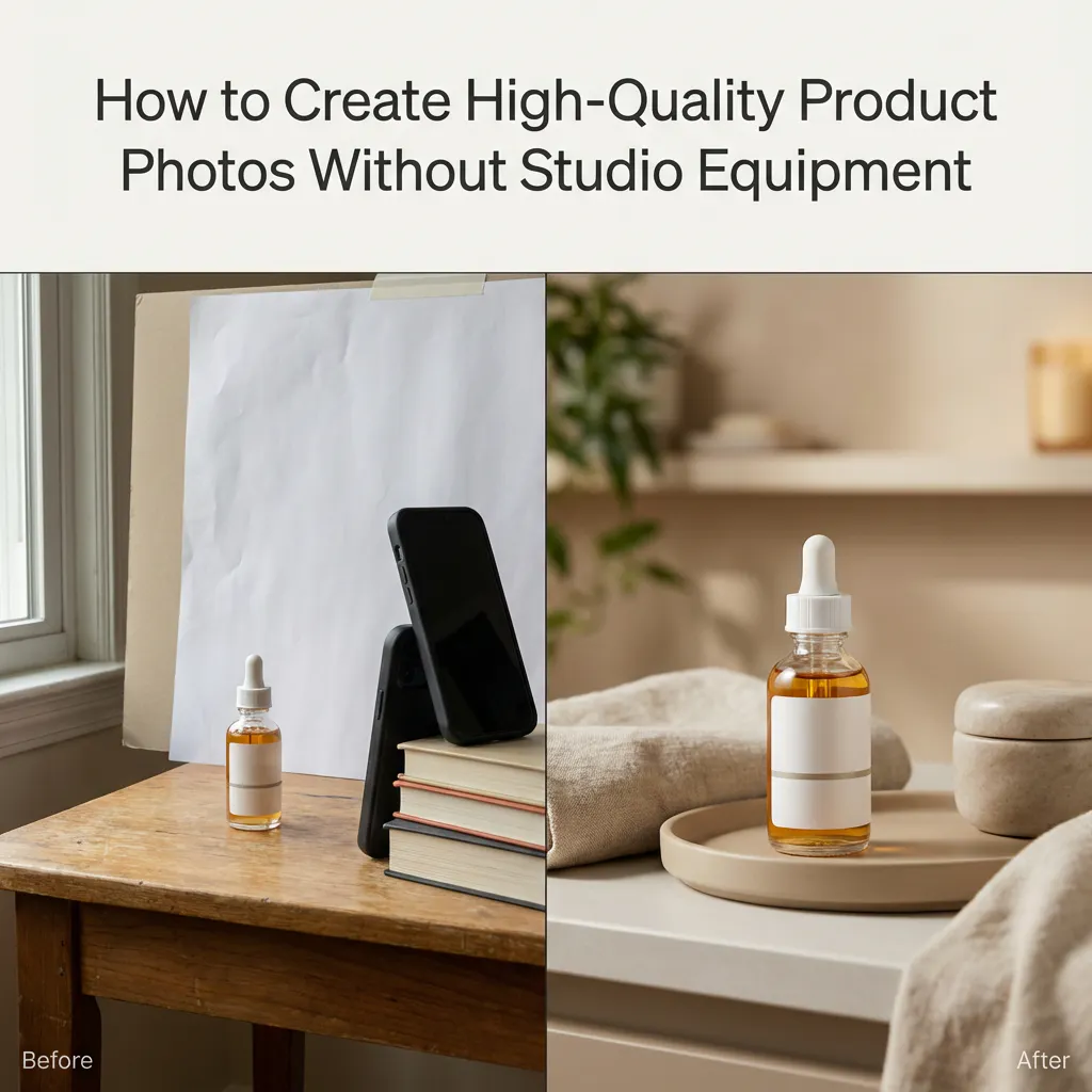 No Studio, No Gear: How to Create High-Quality Product Photos That Sell
