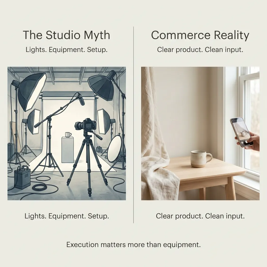 Why You Don’t Need a Studio for Commerce-Ready Images