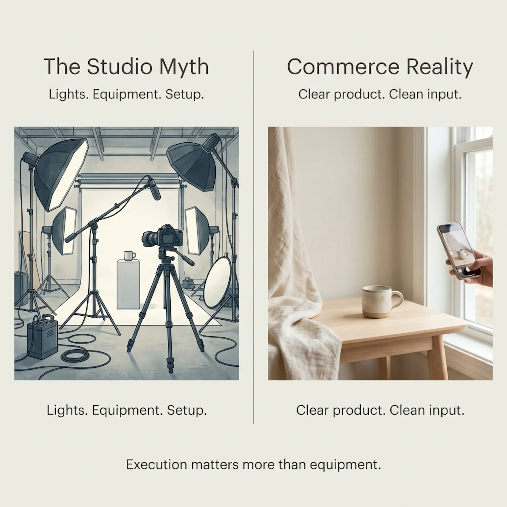 Why You Don’t Need a Studio for Commerce-Ready Images