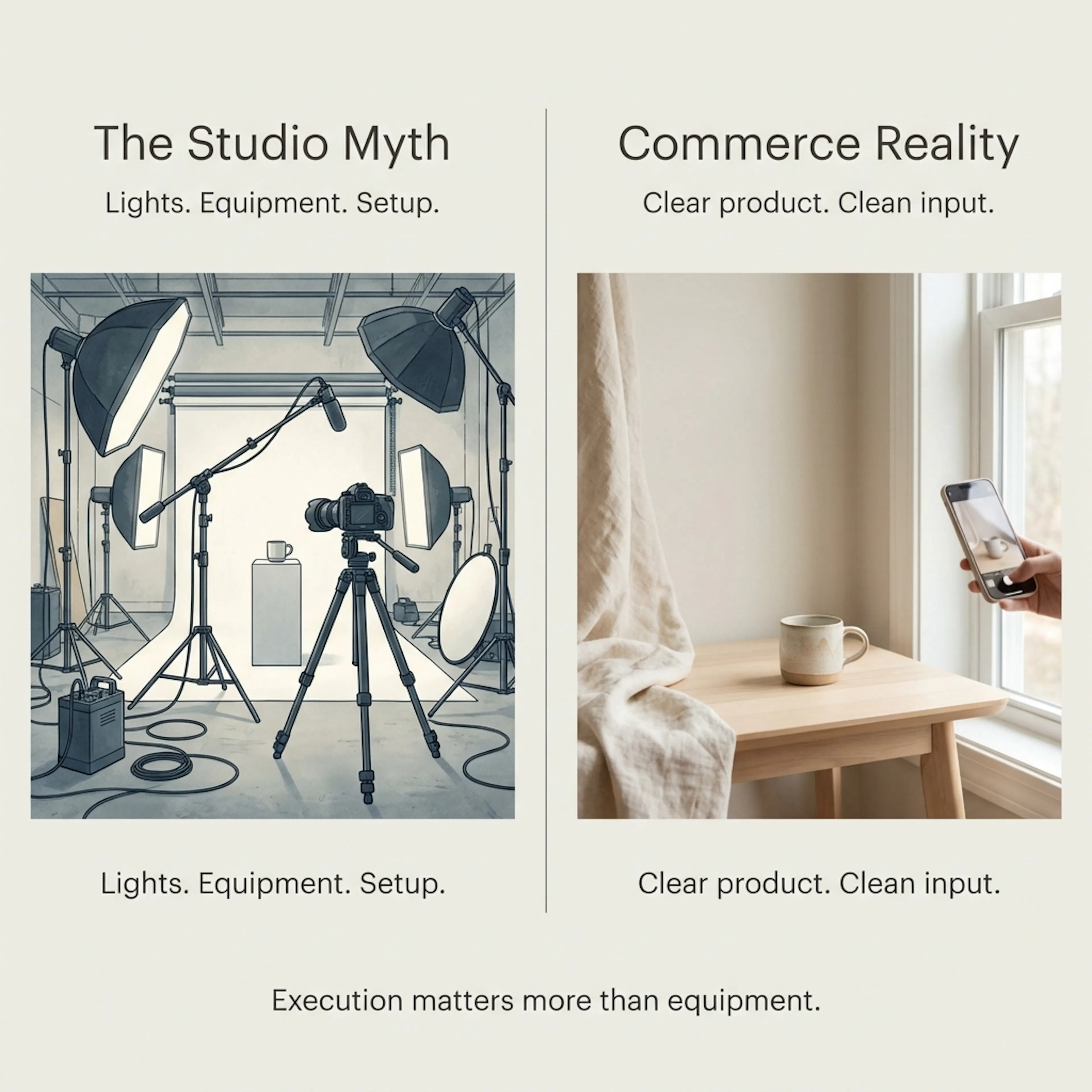 Why You Don’t Need a Studio for Commerce-Ready Images