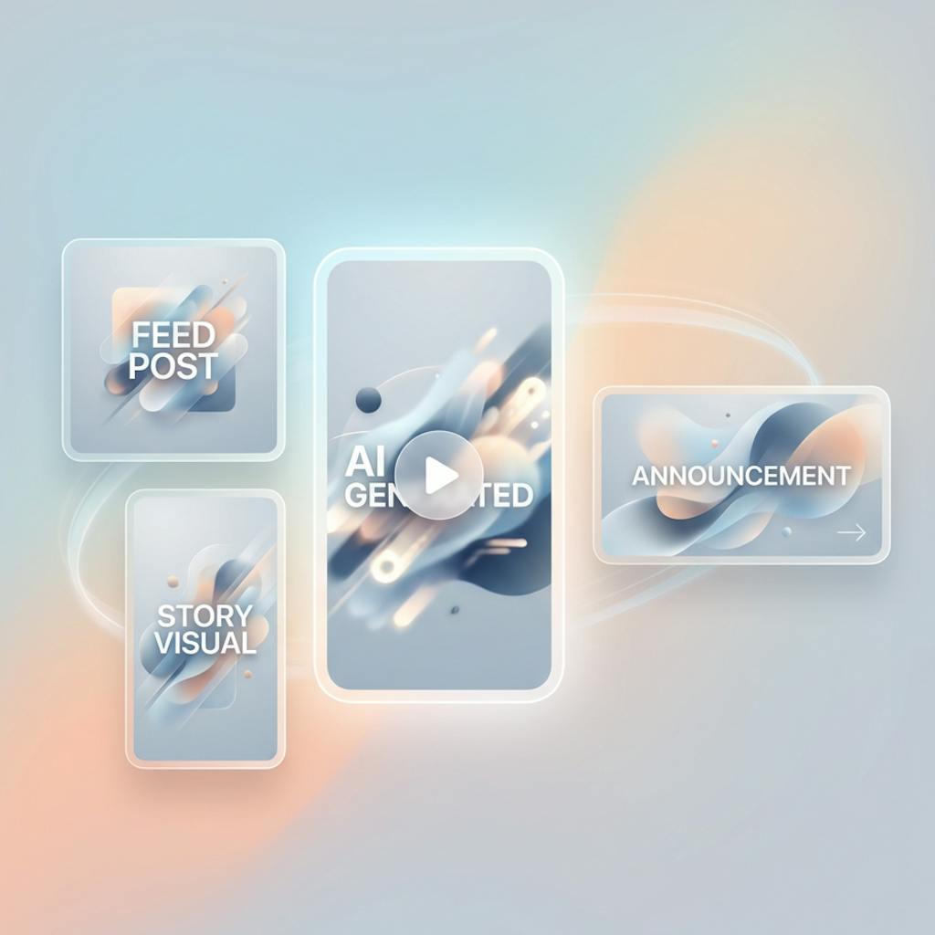 Social-First Content - AI Videos & Visuals