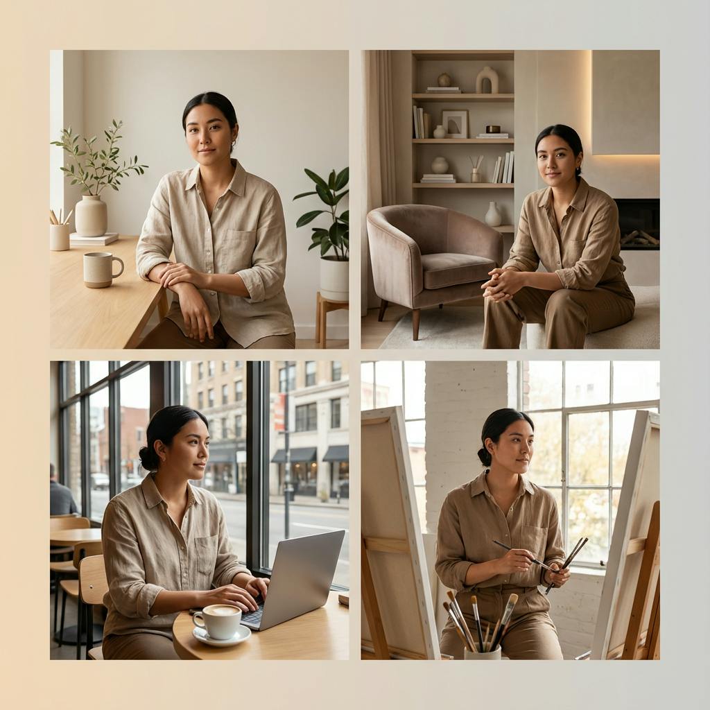 Your Aesthetic, Your Vibe - Lifestyle Shot & AI Backgrounds