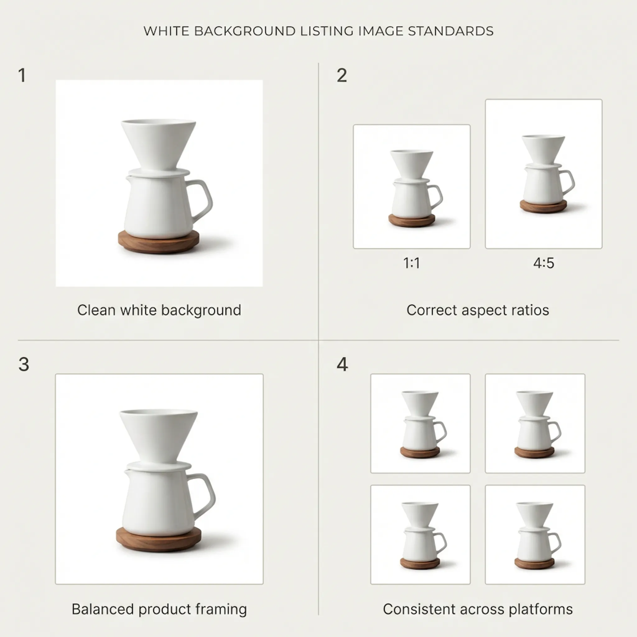 White Background and Listing Image Standards