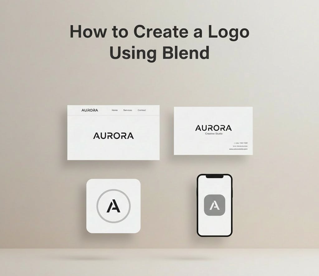How to Create a Logo Using Blend’s Logo Maker