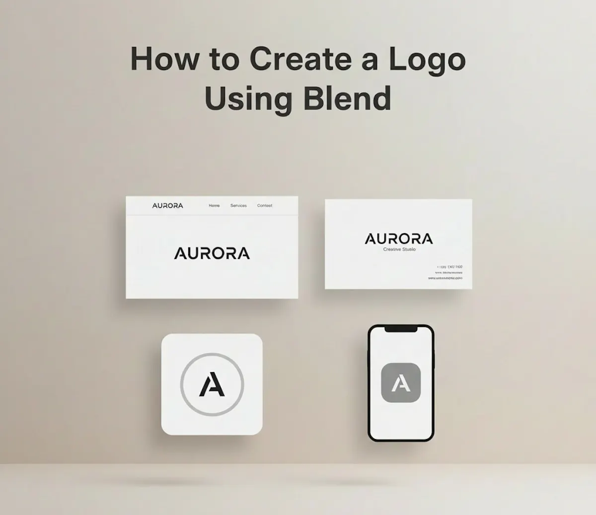 How to Create a Logo Using Blend’s Logo Maker