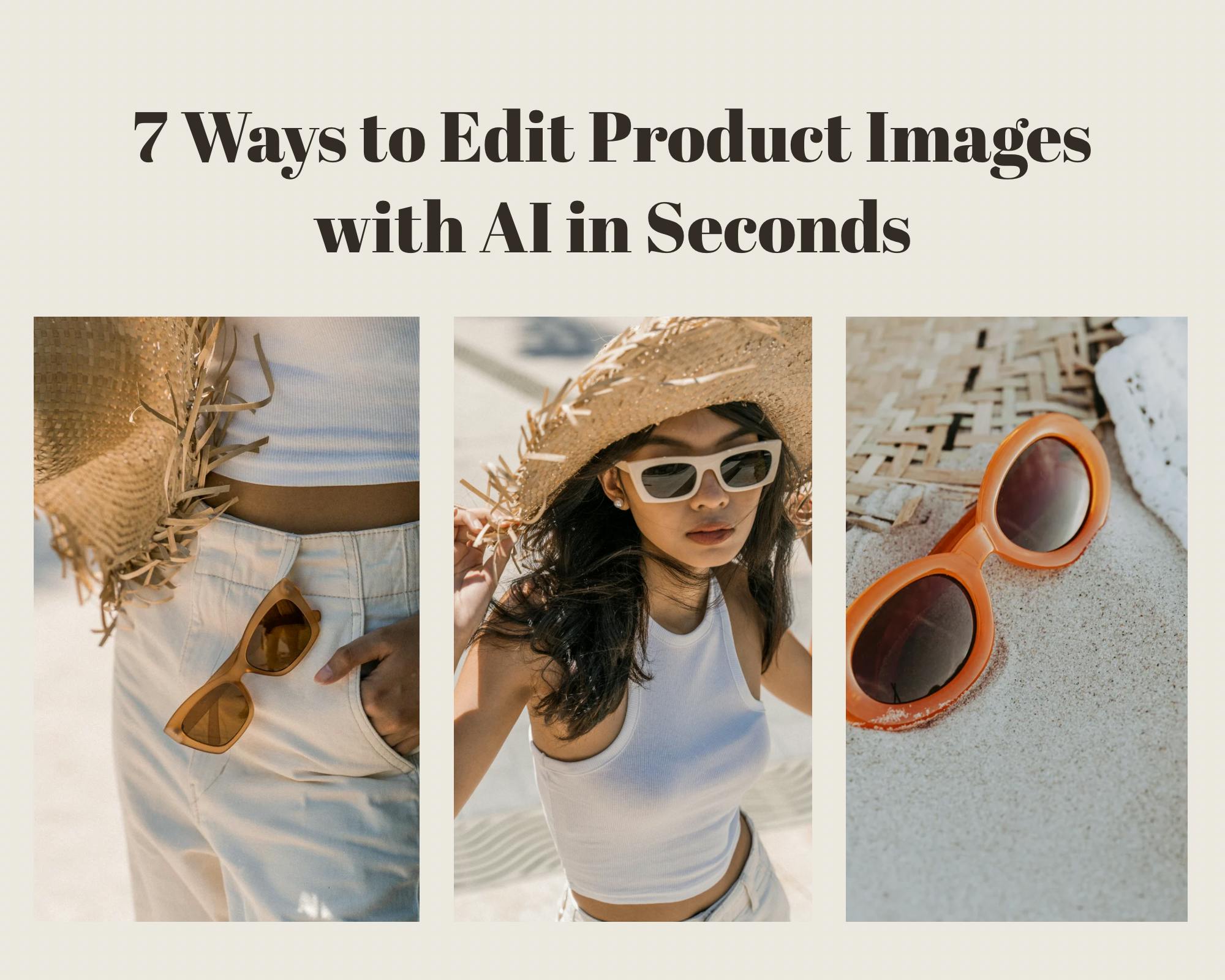 7 Ways to Edit Product Images with AI in Seconds 