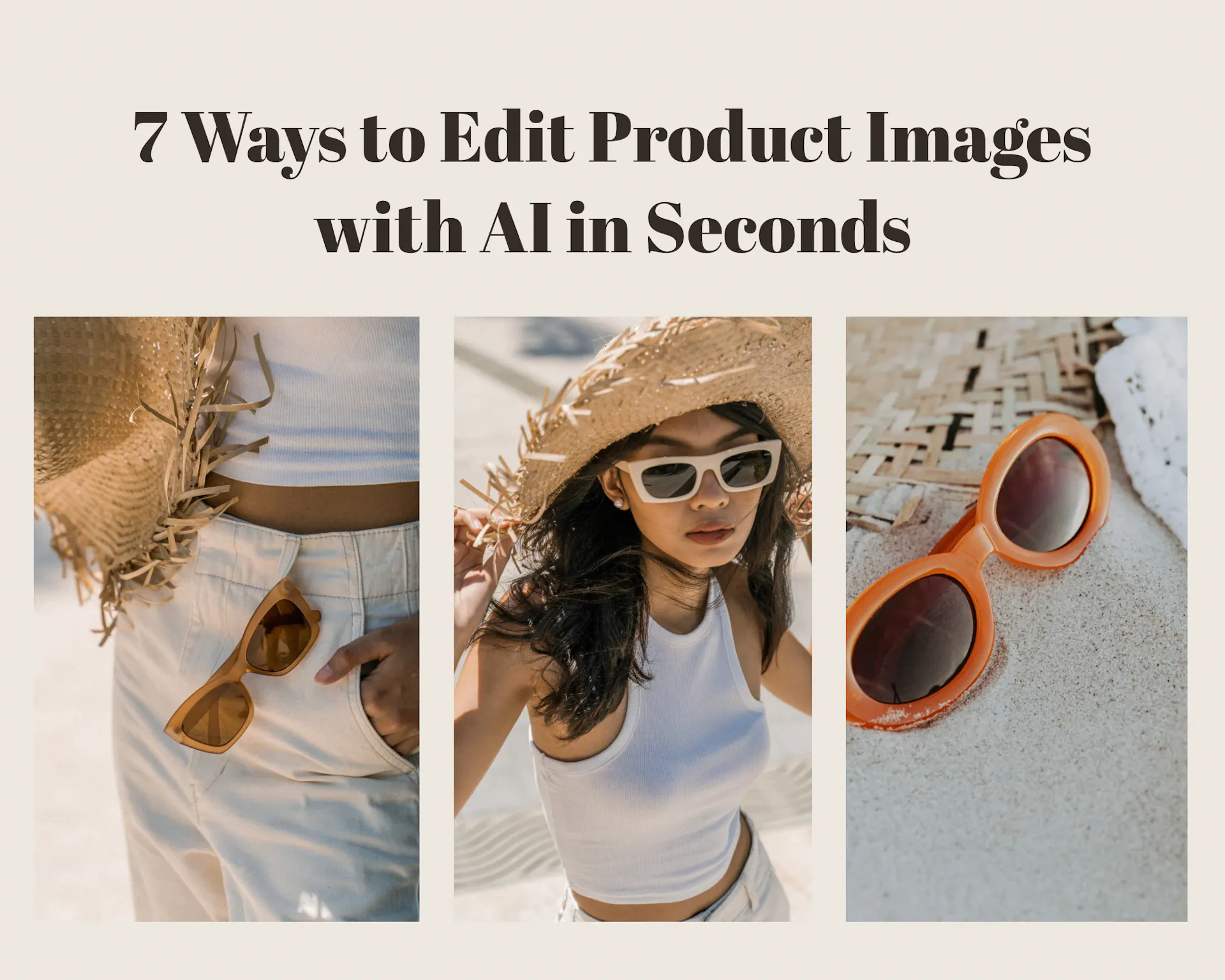 7 Ways to Edit Product Images with AI in Seconds 