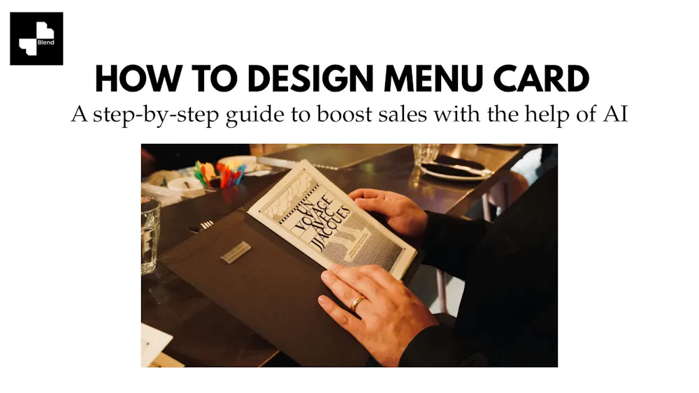 How to Design Menu Card Like a Pro: A Step-by-Step Guide and AI Tools ...
