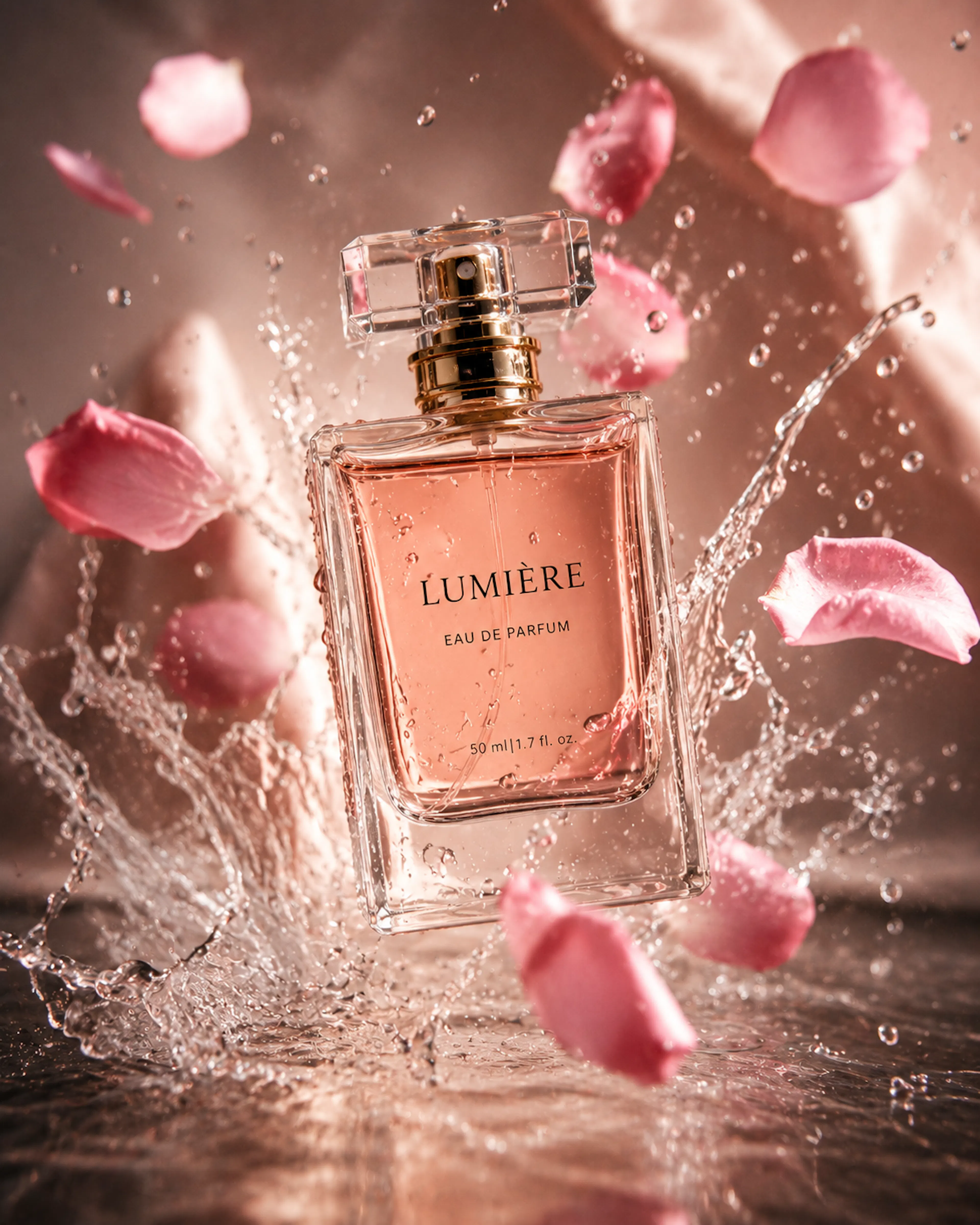 perfume splash photography