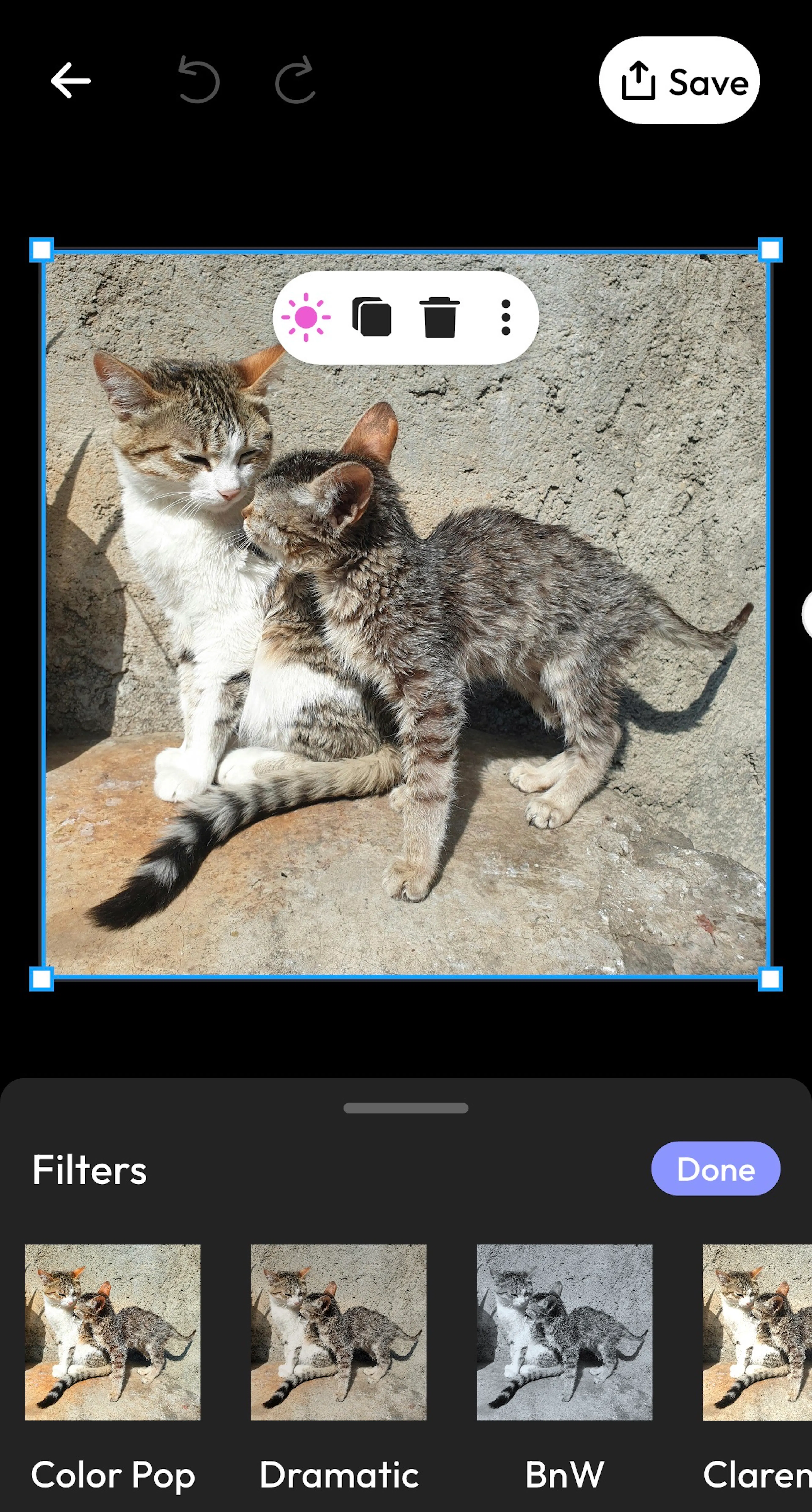 how to add filters to photos online