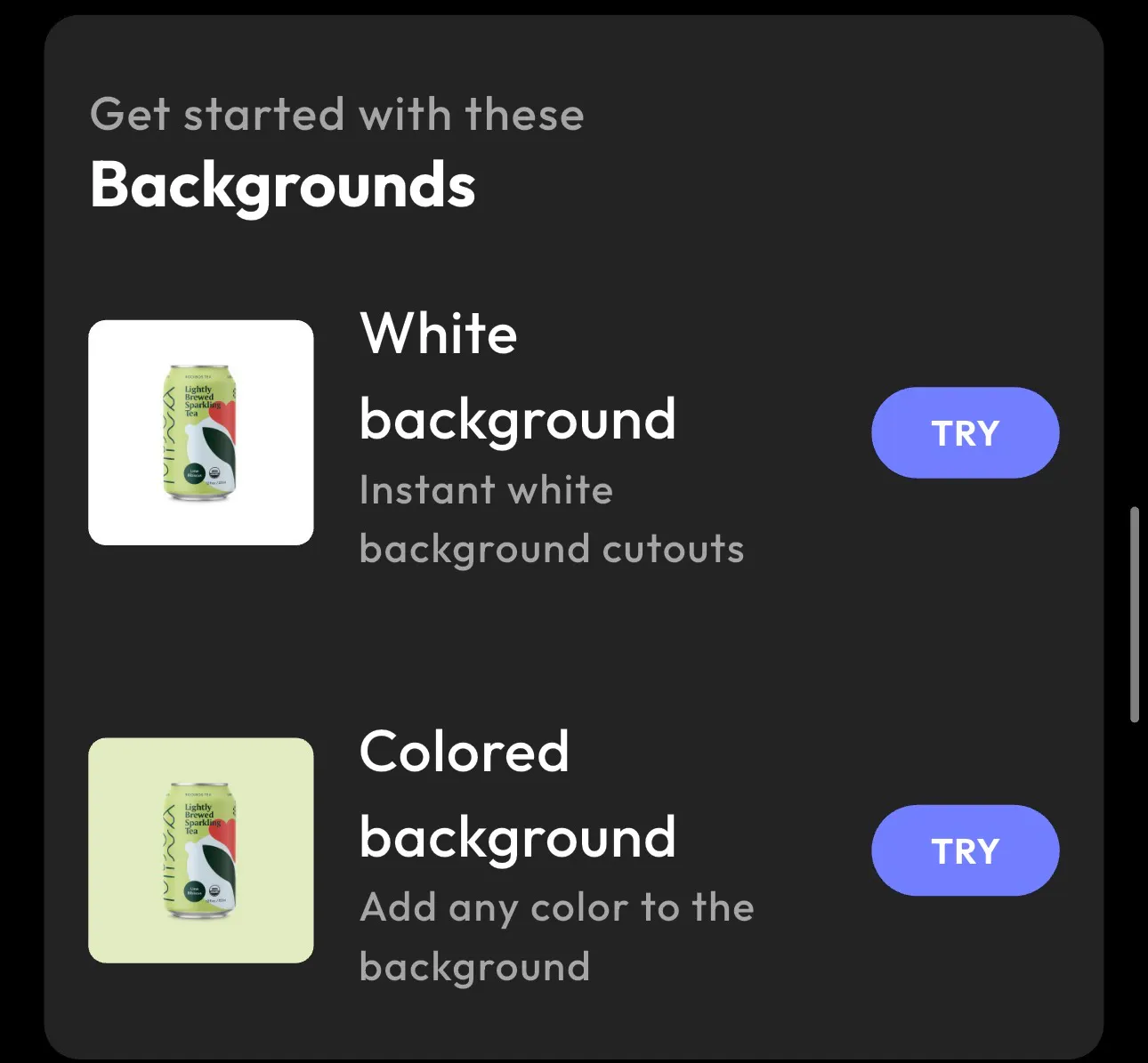change background color