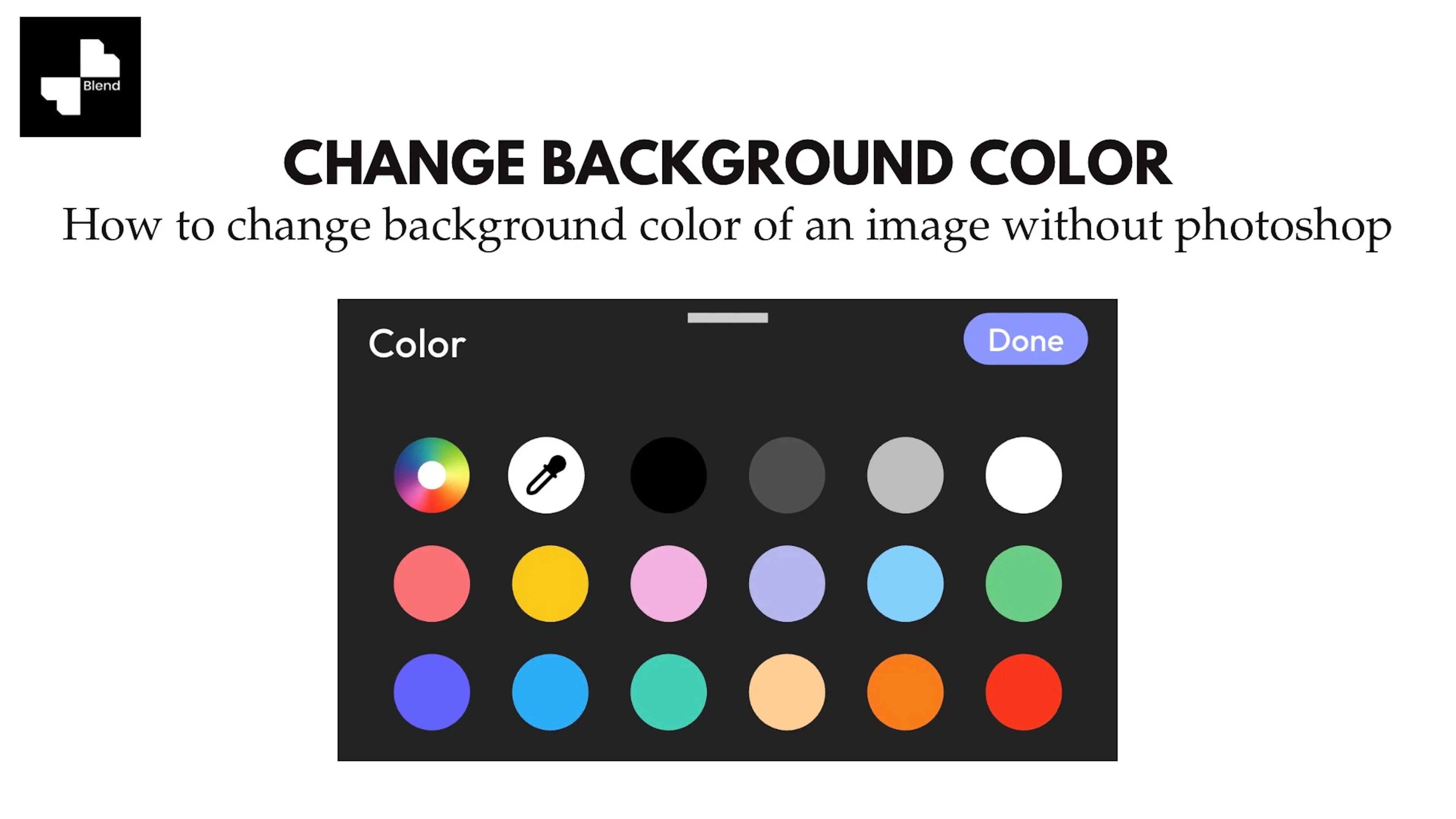 how to change background color