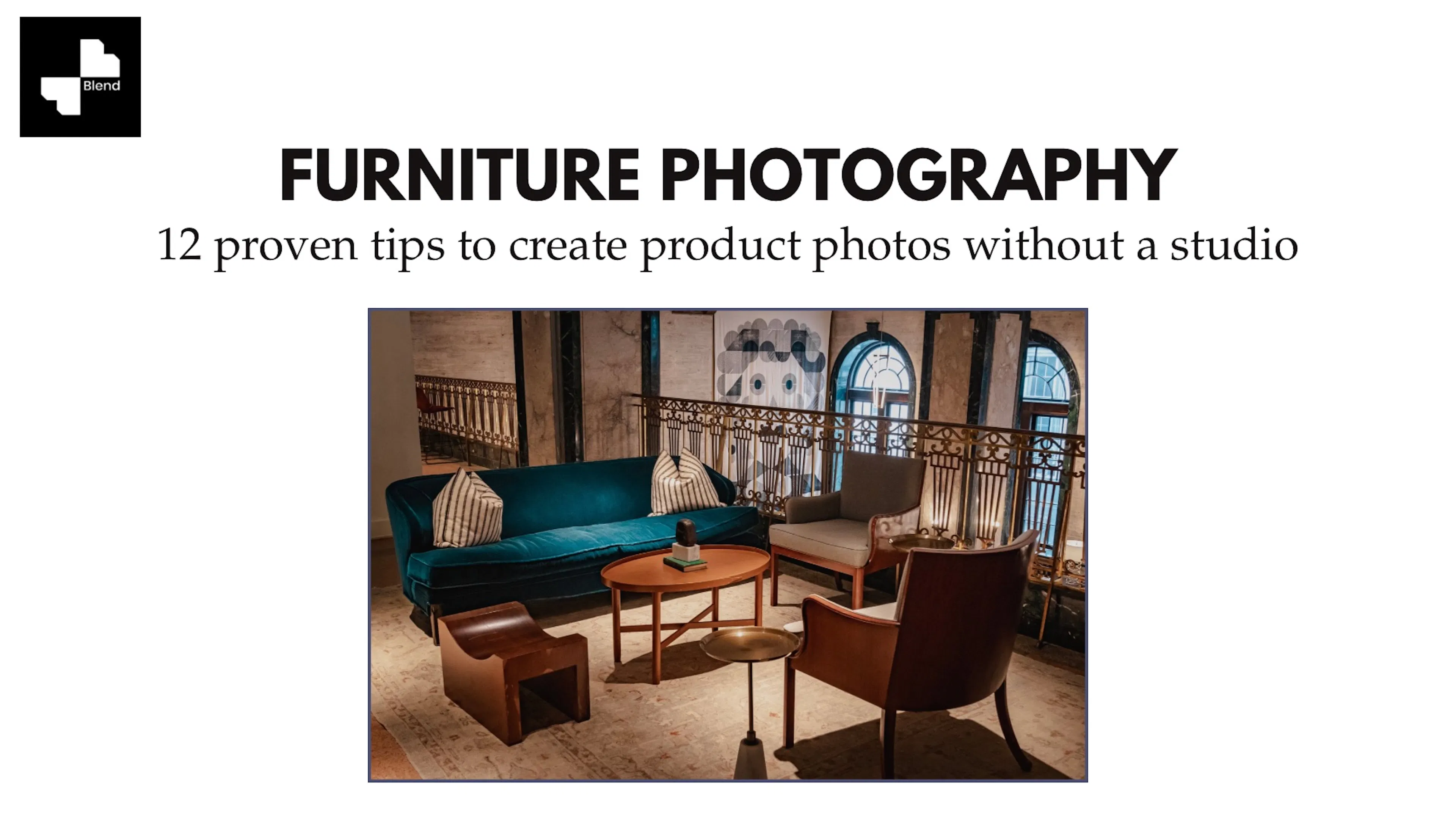 furniture photography