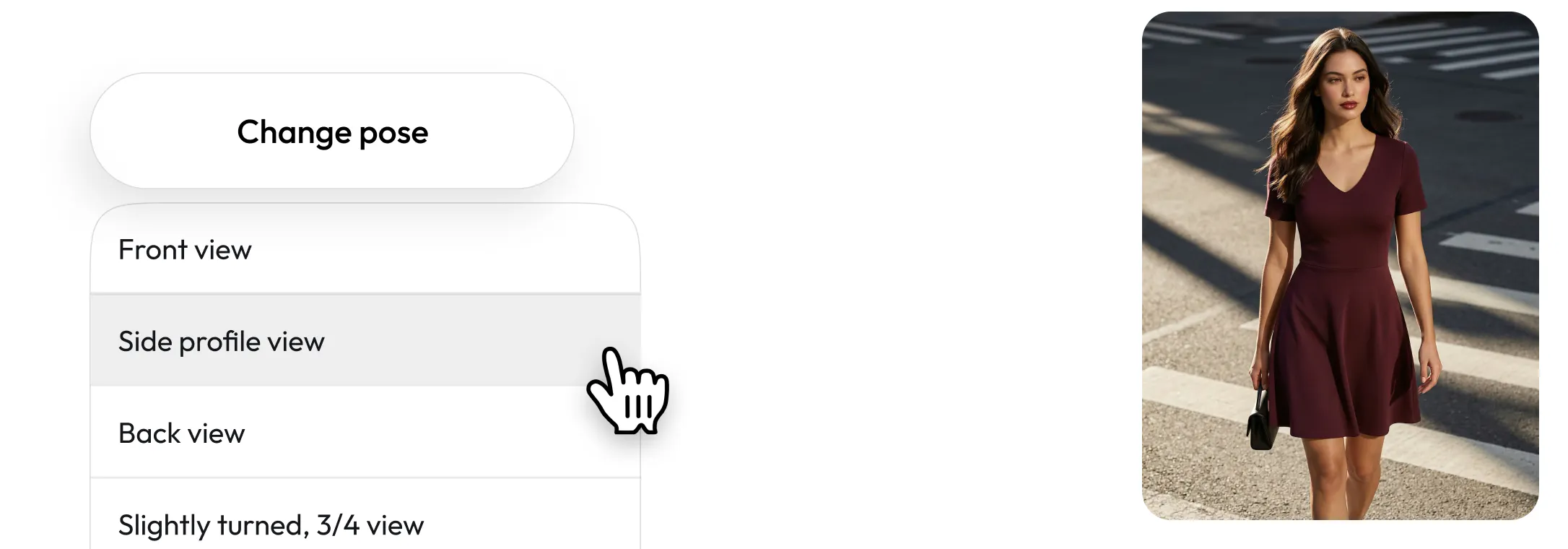 Select “Change Pose”