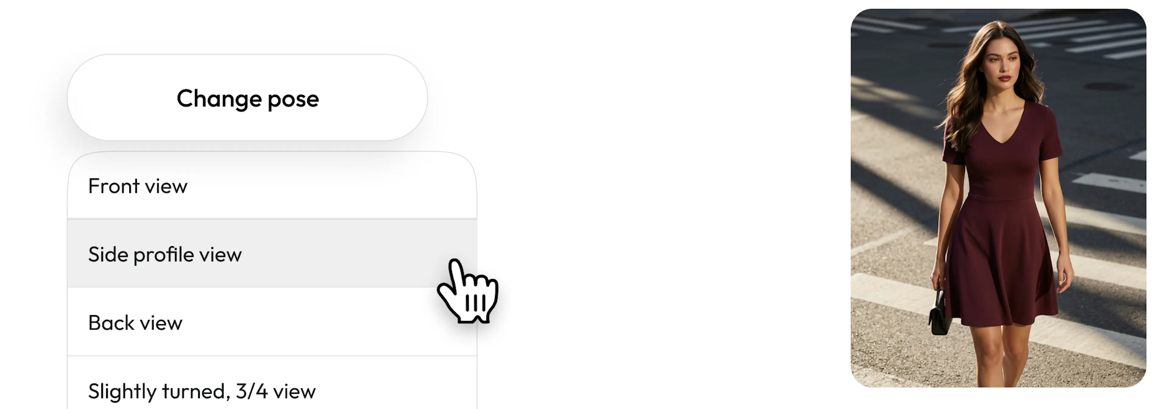 Select “Change Pose”