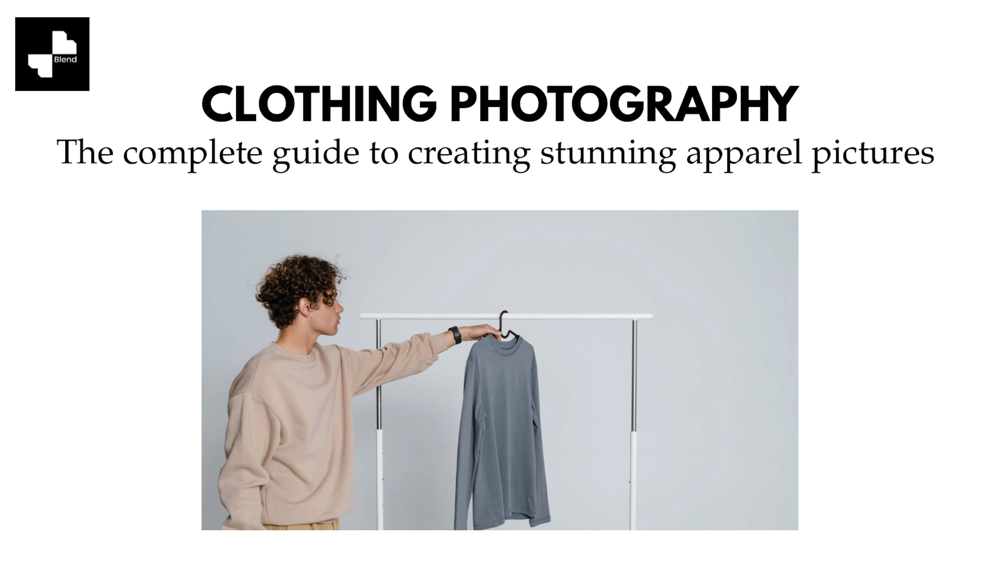 clothing photography