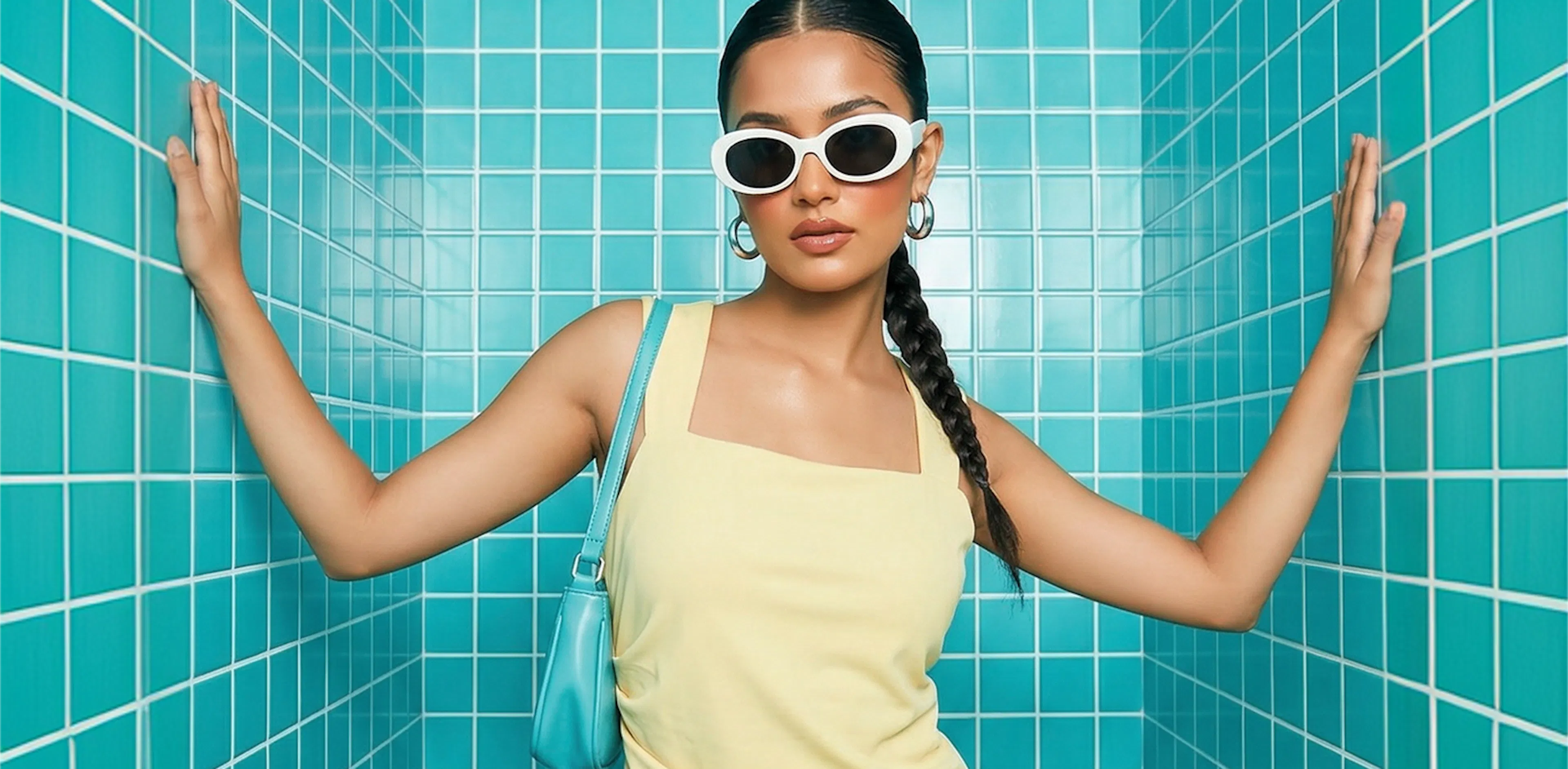 an AI model shot of a fashion photograph