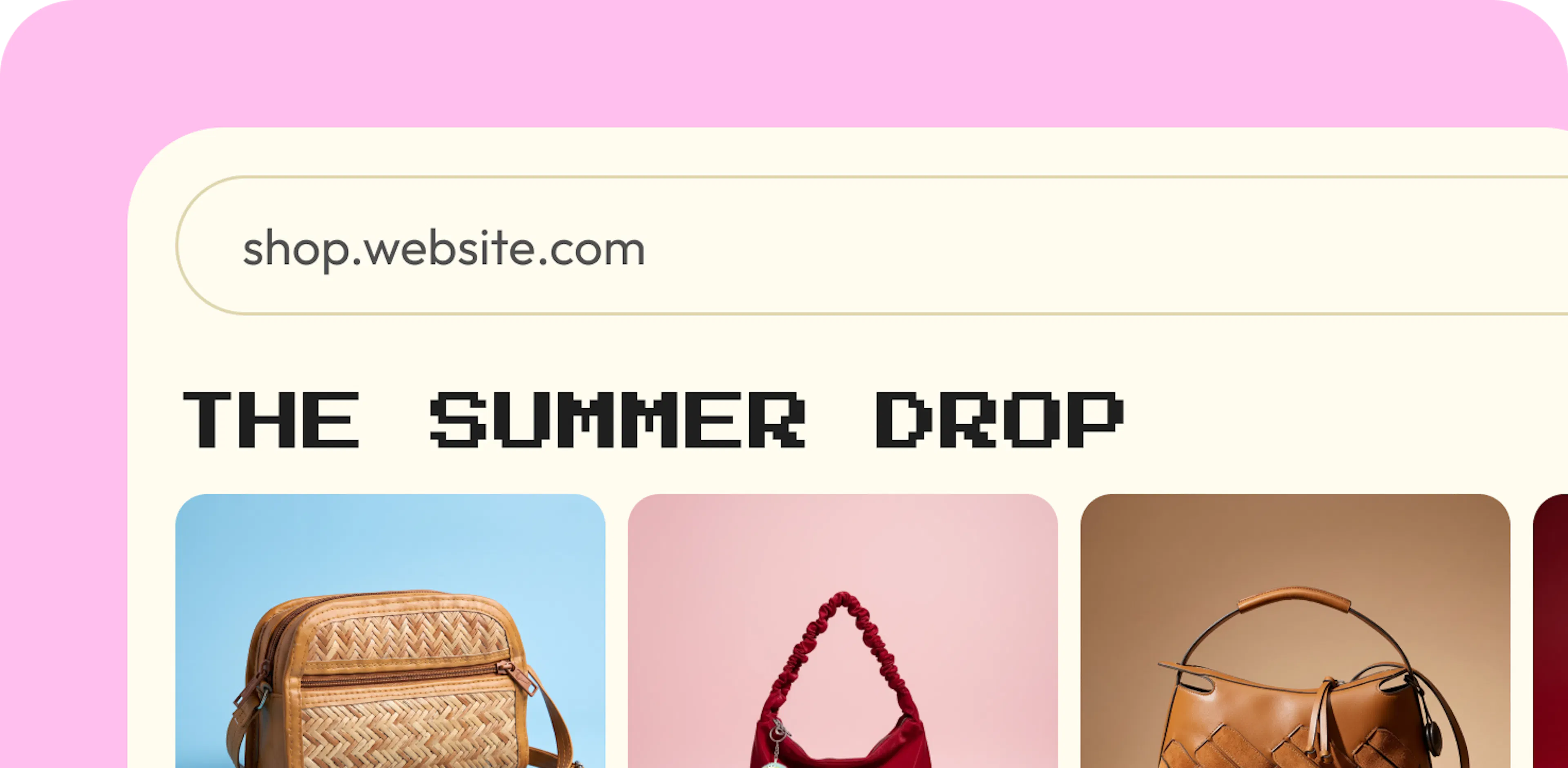 A website featuring a collection of similar looking product images