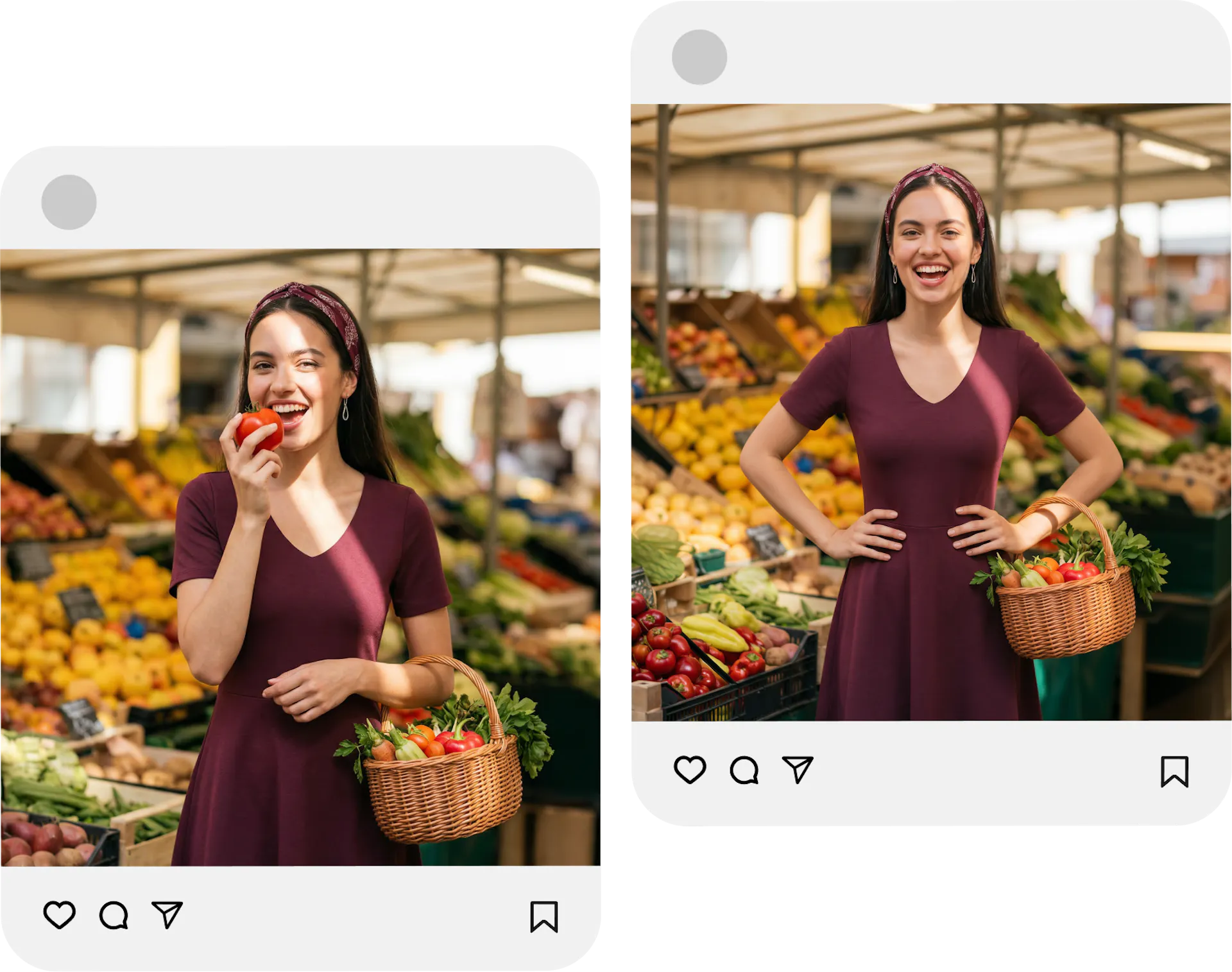 Create more variations of same photos so that your social media never runs out