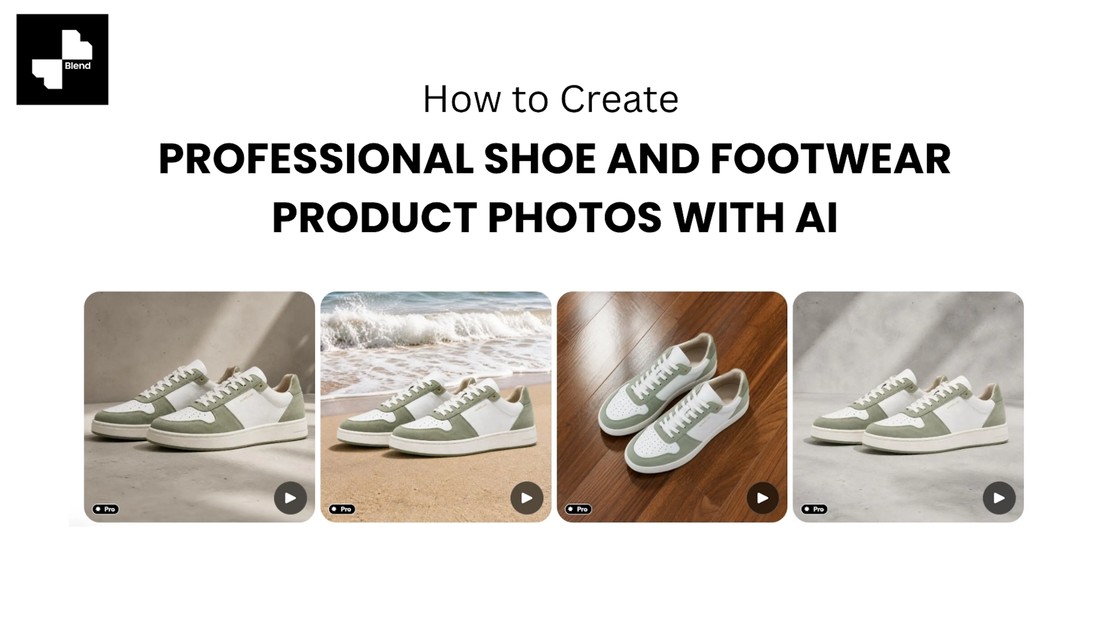 How to Create Professional Shoe and Footwear Product Photos with AI