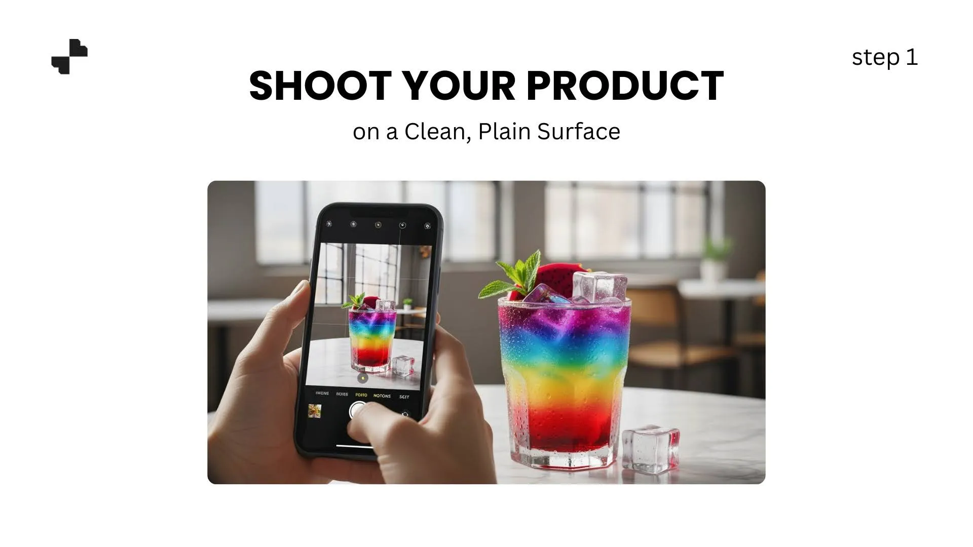 Shoot Your Product on a Clean, Plain Surface