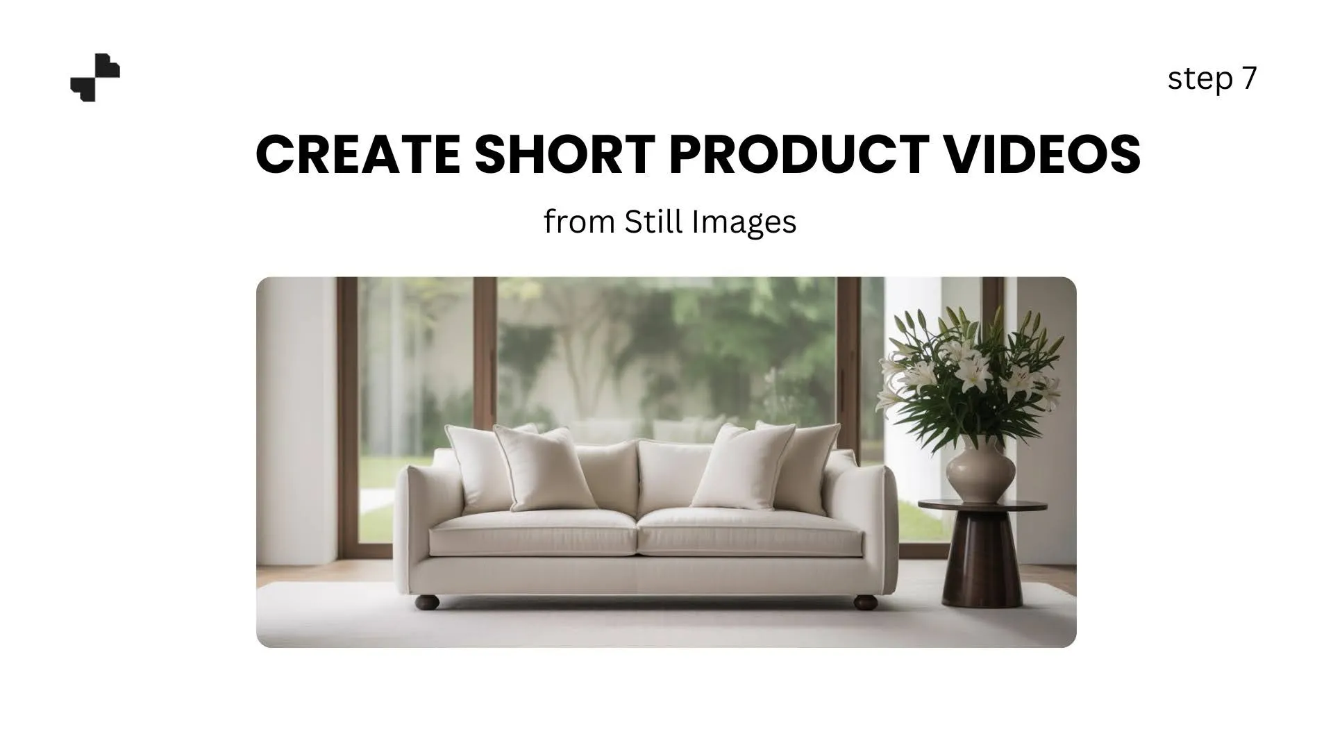 Create Short Product Videos from Still Images